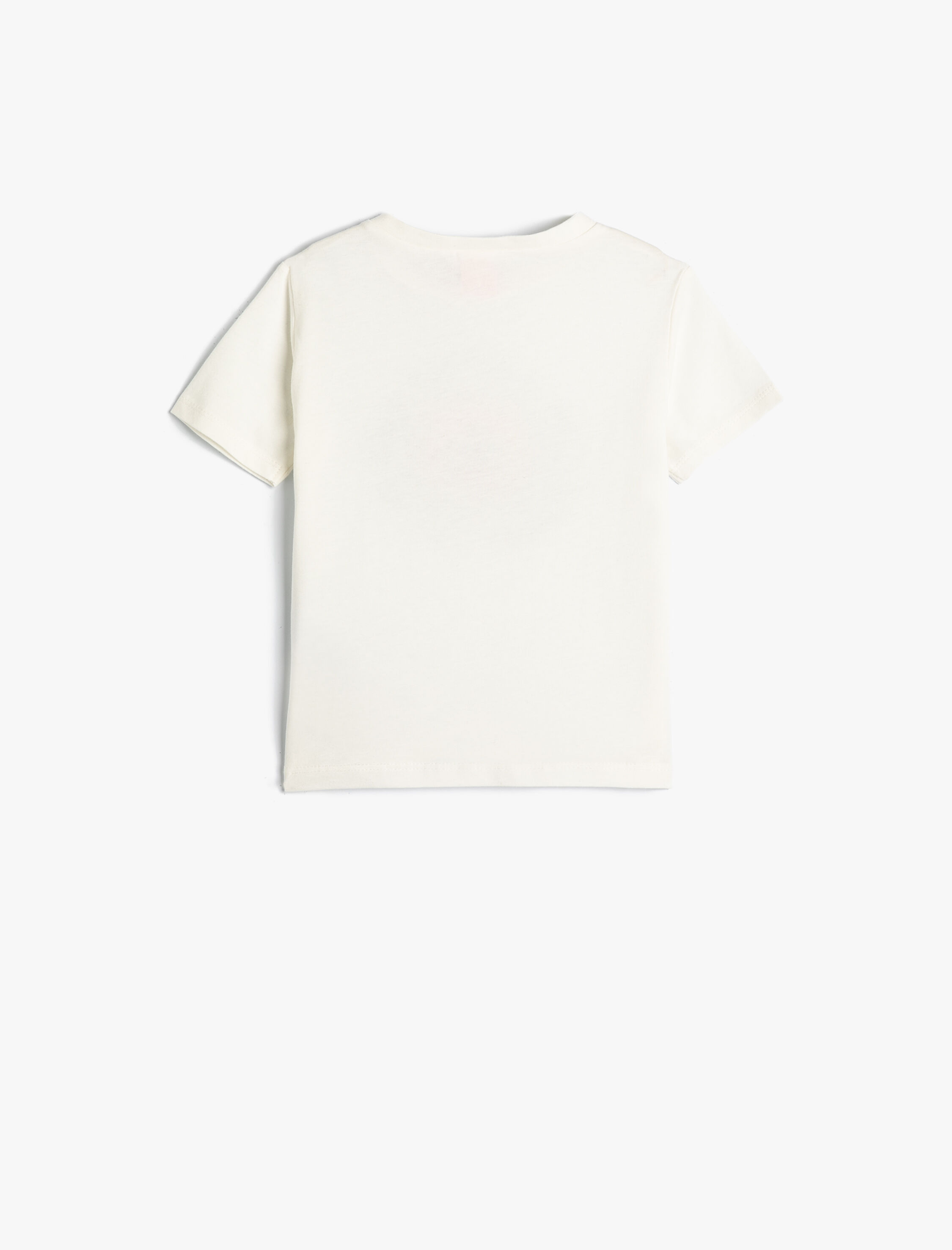  Erkek Bebek Tişört Kısa Kollu Aslan Baskılı Pamuklu