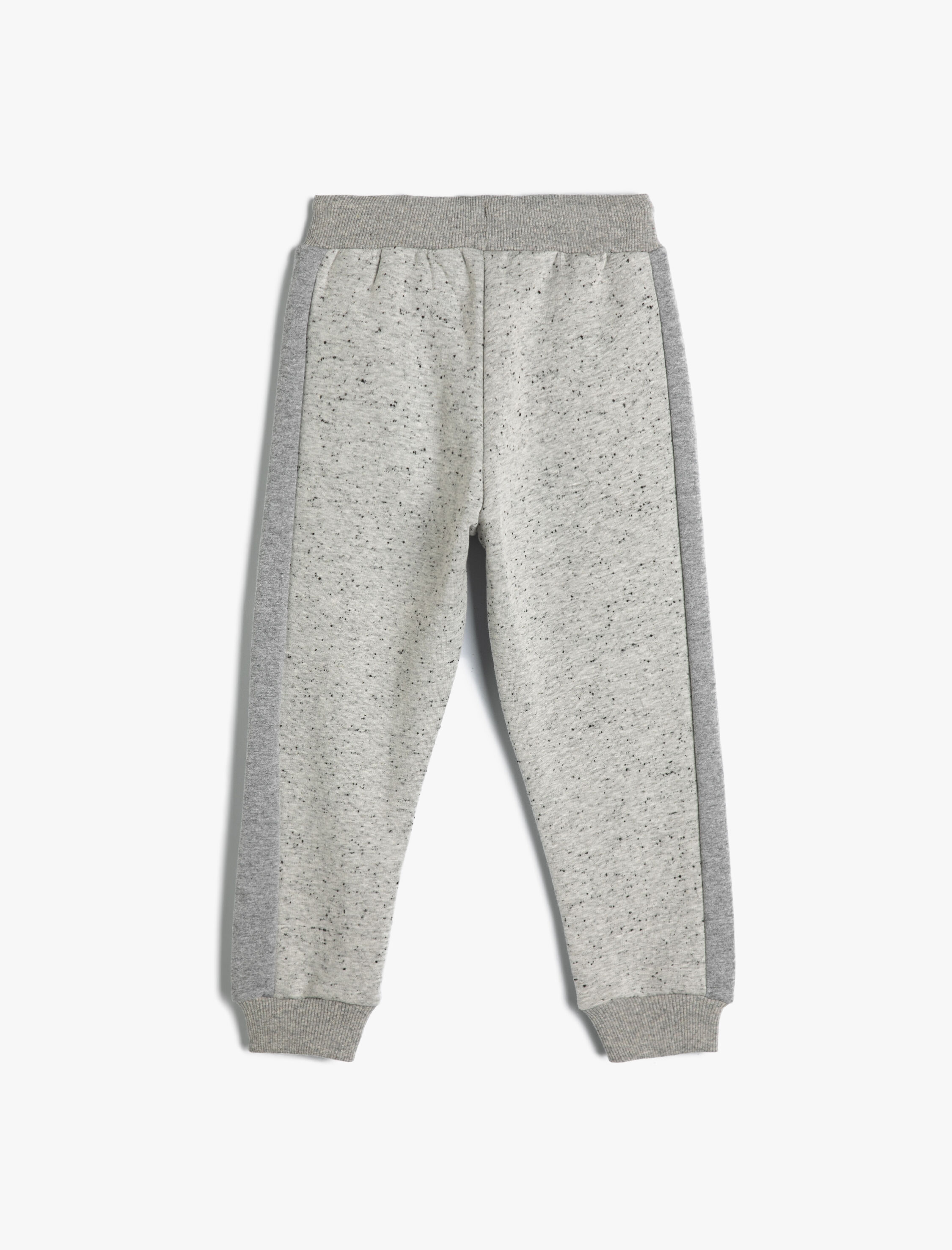  Erkek Çocuk Jogger Eşofman Altı Baskı Detaylı Beli Bağlamalı Cepli Şardonlu