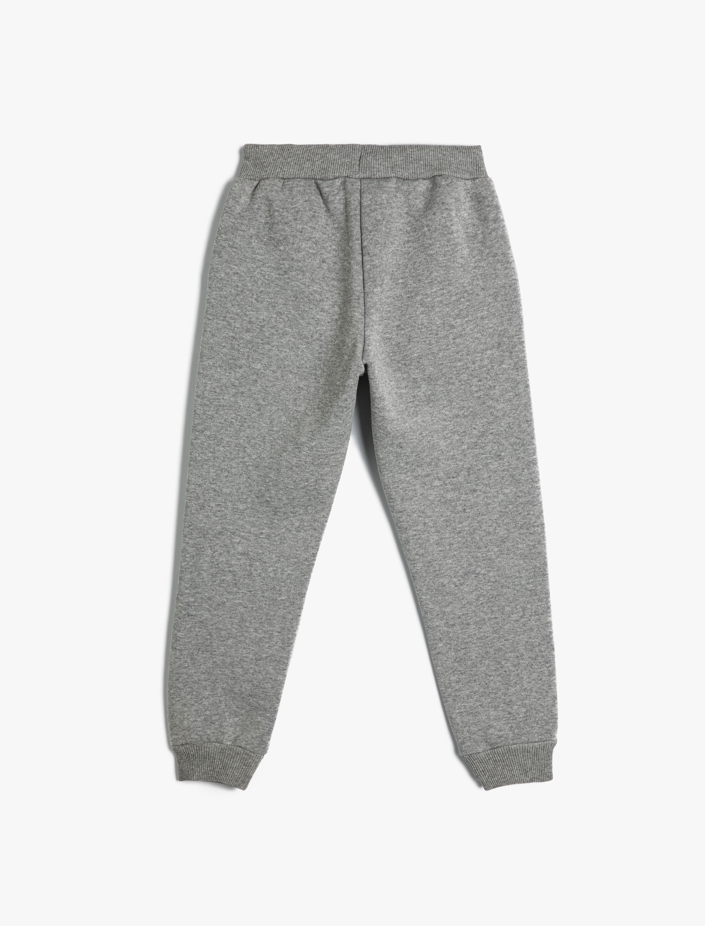  Erkek Çocuk Jogger Eşofman Altı Şehir Baskılı Beli Bağlamalı Cepli Şardonlu