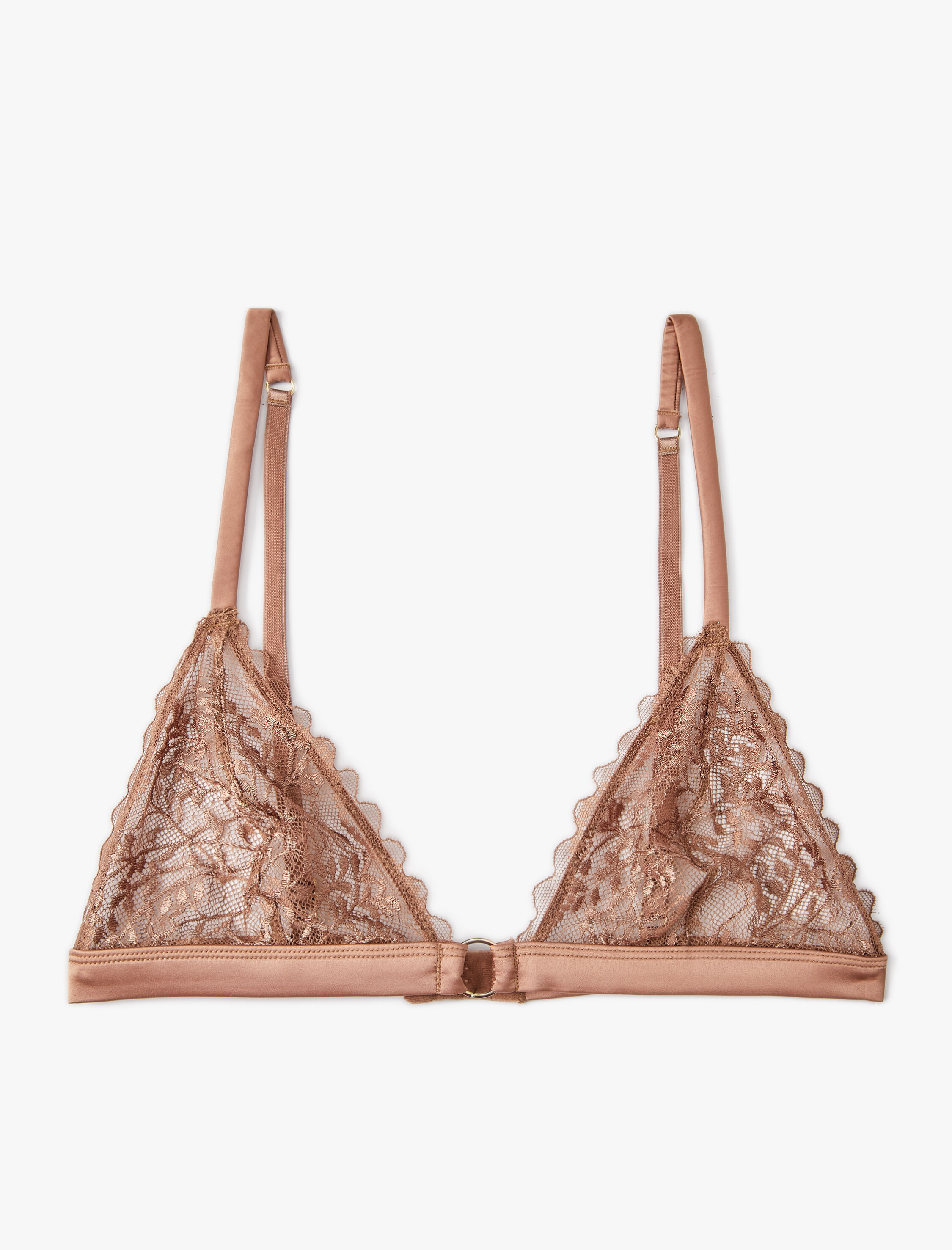   Dantelli Balensiz Sütyen Dolgusuz Kapsız