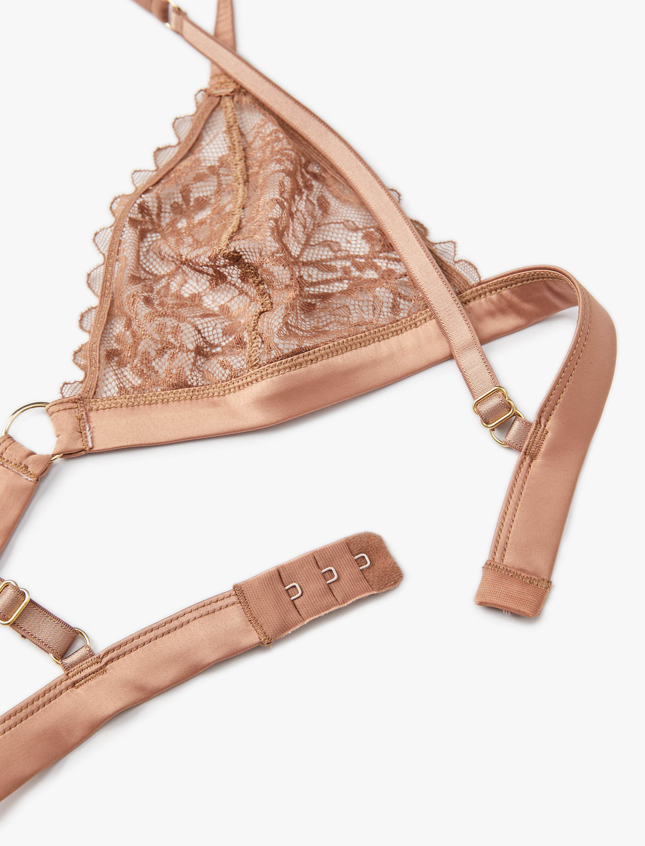   Dantelli Balensiz Sütyen Dolgusuz Kapsız