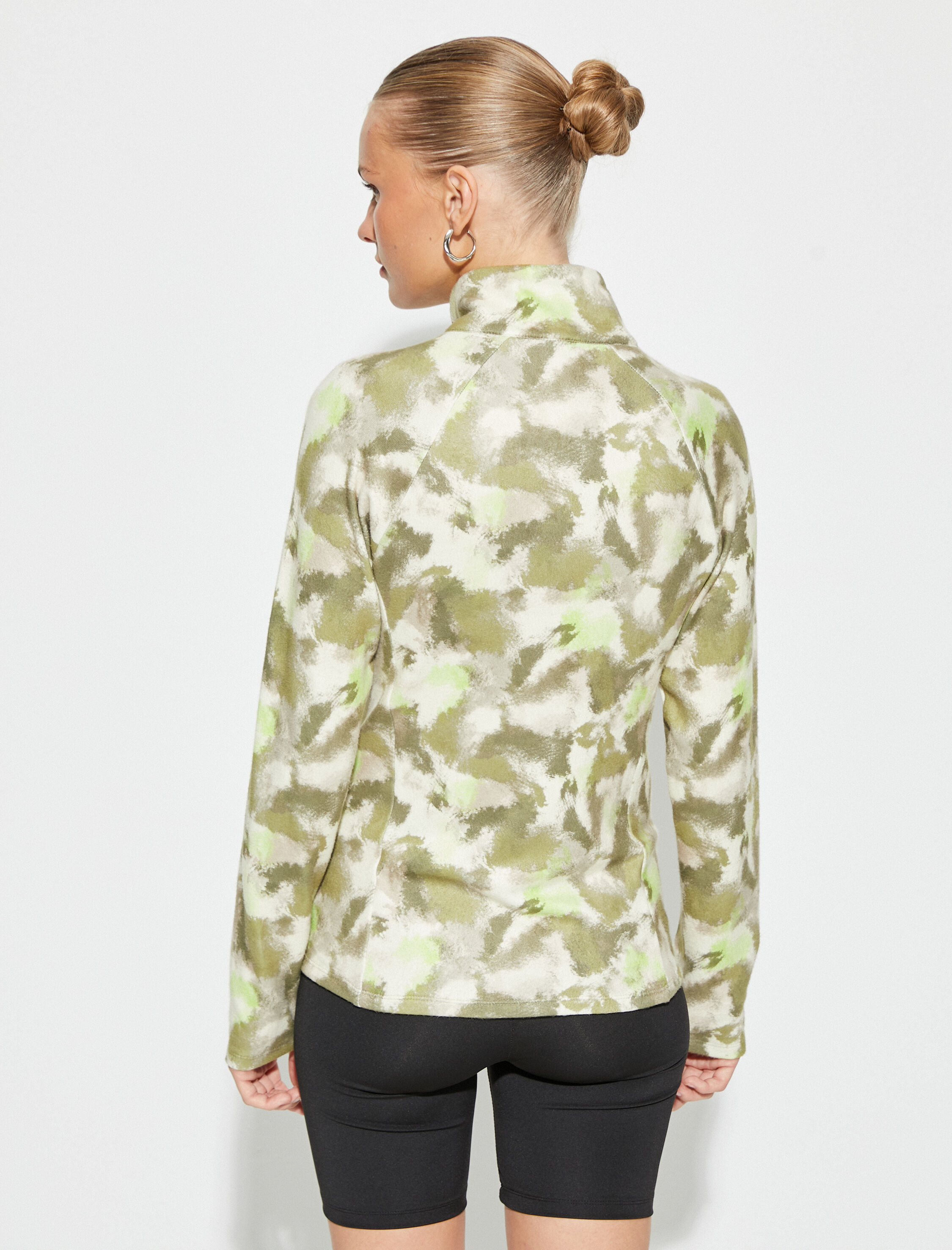   Outdoor Hırka Fermuarlı Dik Yaka Cepli