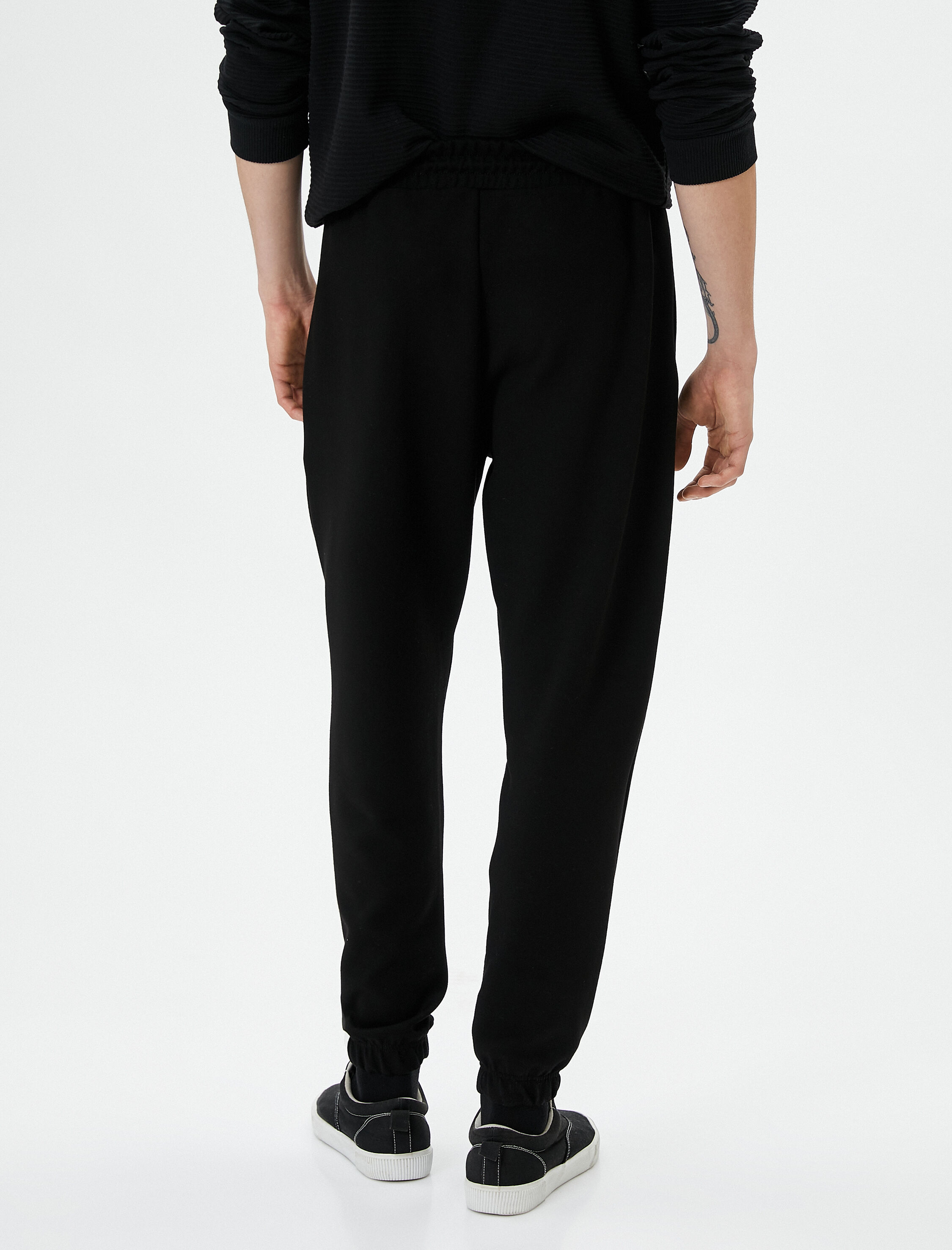   Jogger Eşofman Altı Basic Beli Bağcıklı Cepli