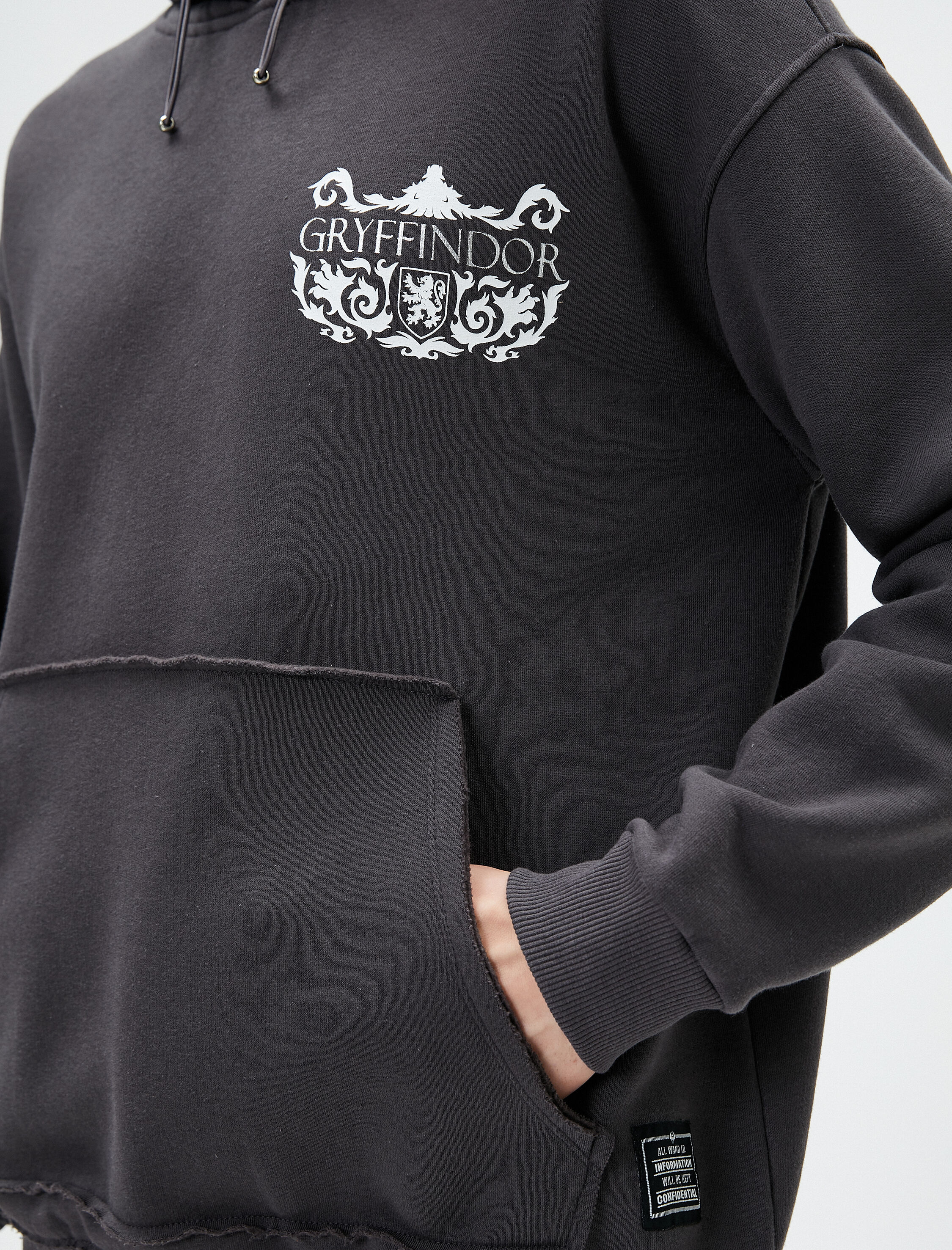   Harry Potter Oversize Kanguru Cepli Hoodie Lisanslı Baskılı  Şardonlu