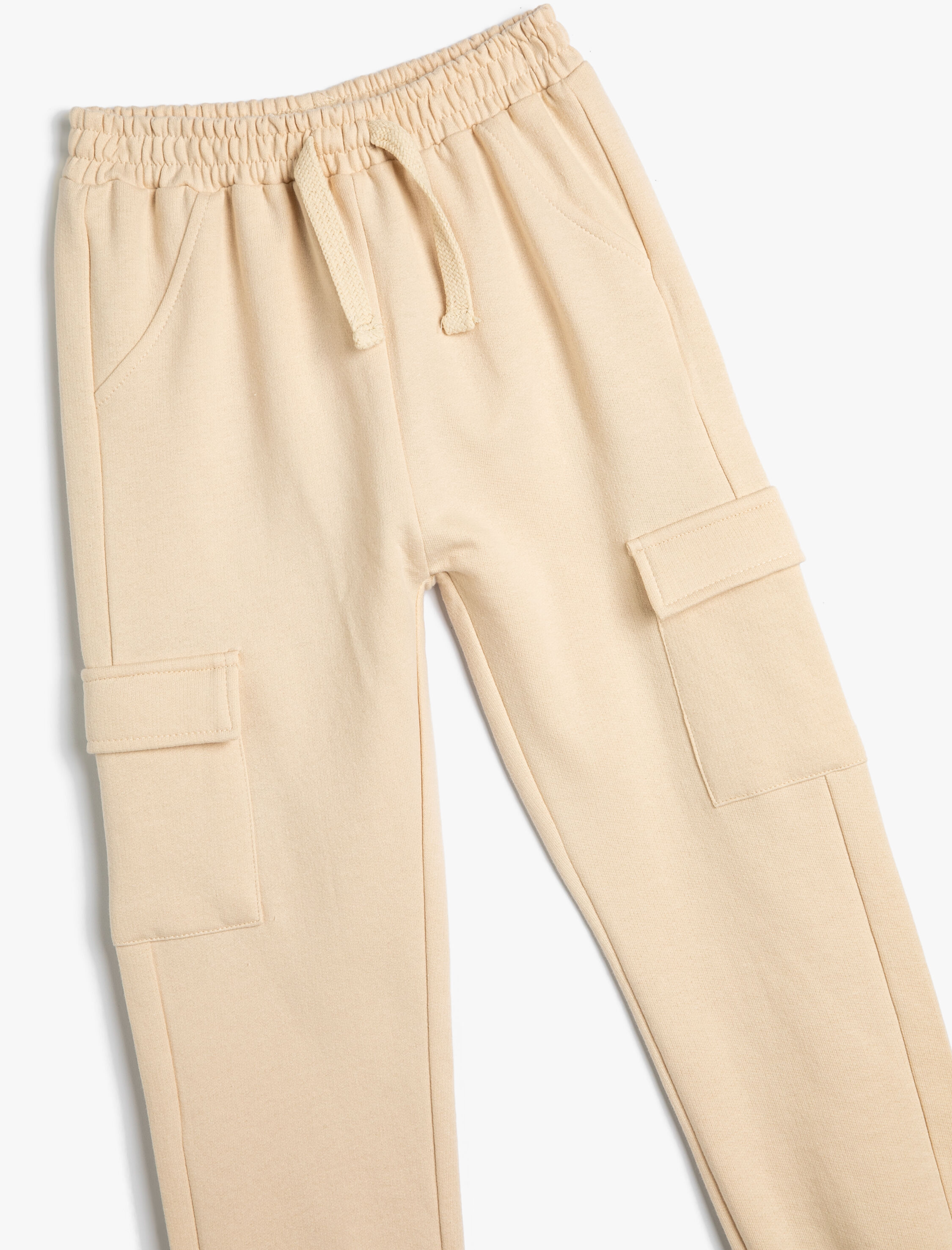  Kız Bebek Basic Kargo Jogger Eşofman Altı Cepli Beli Lastikli