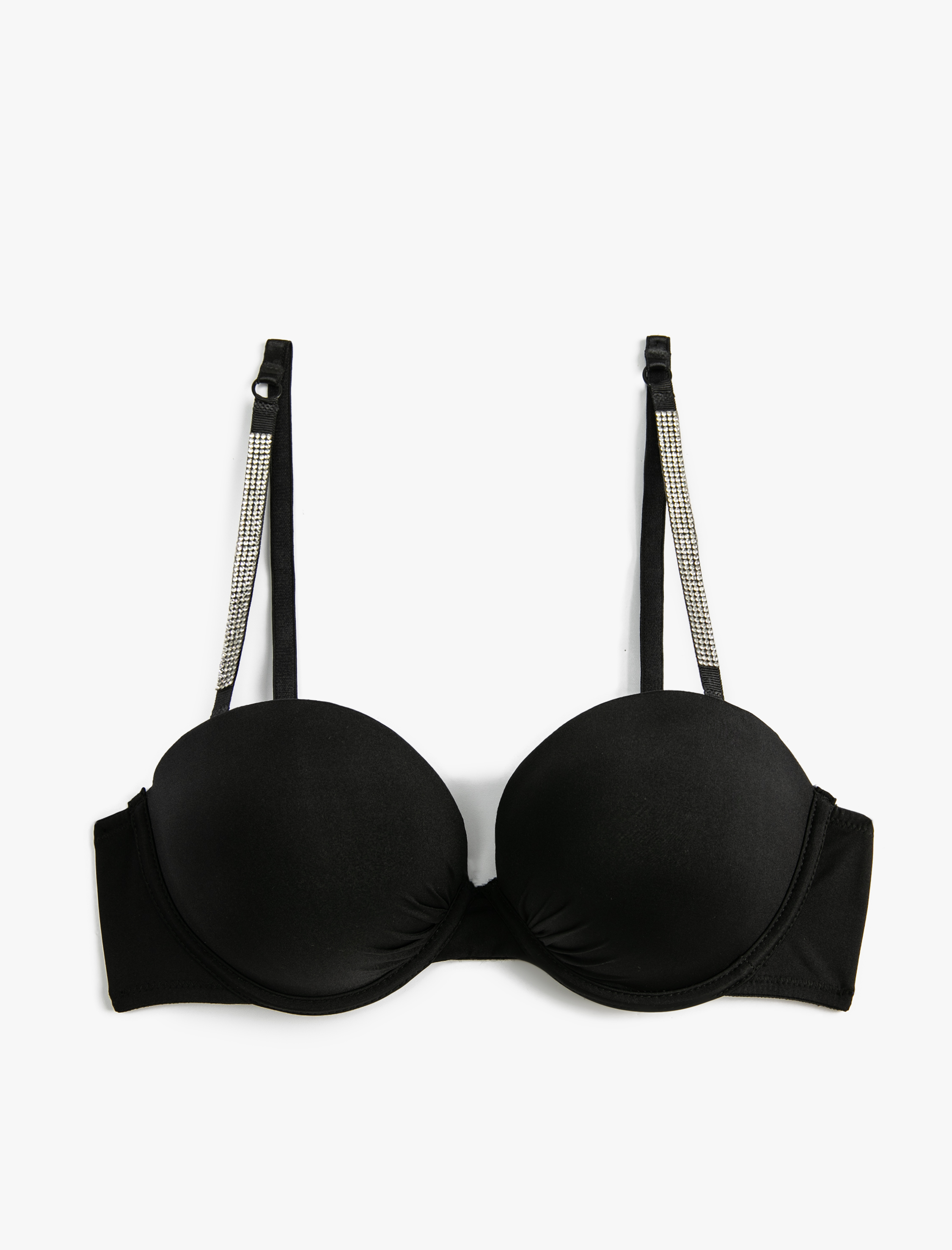   Destekli Taşlı Sütyen Balenli Ekstra Dolgulu