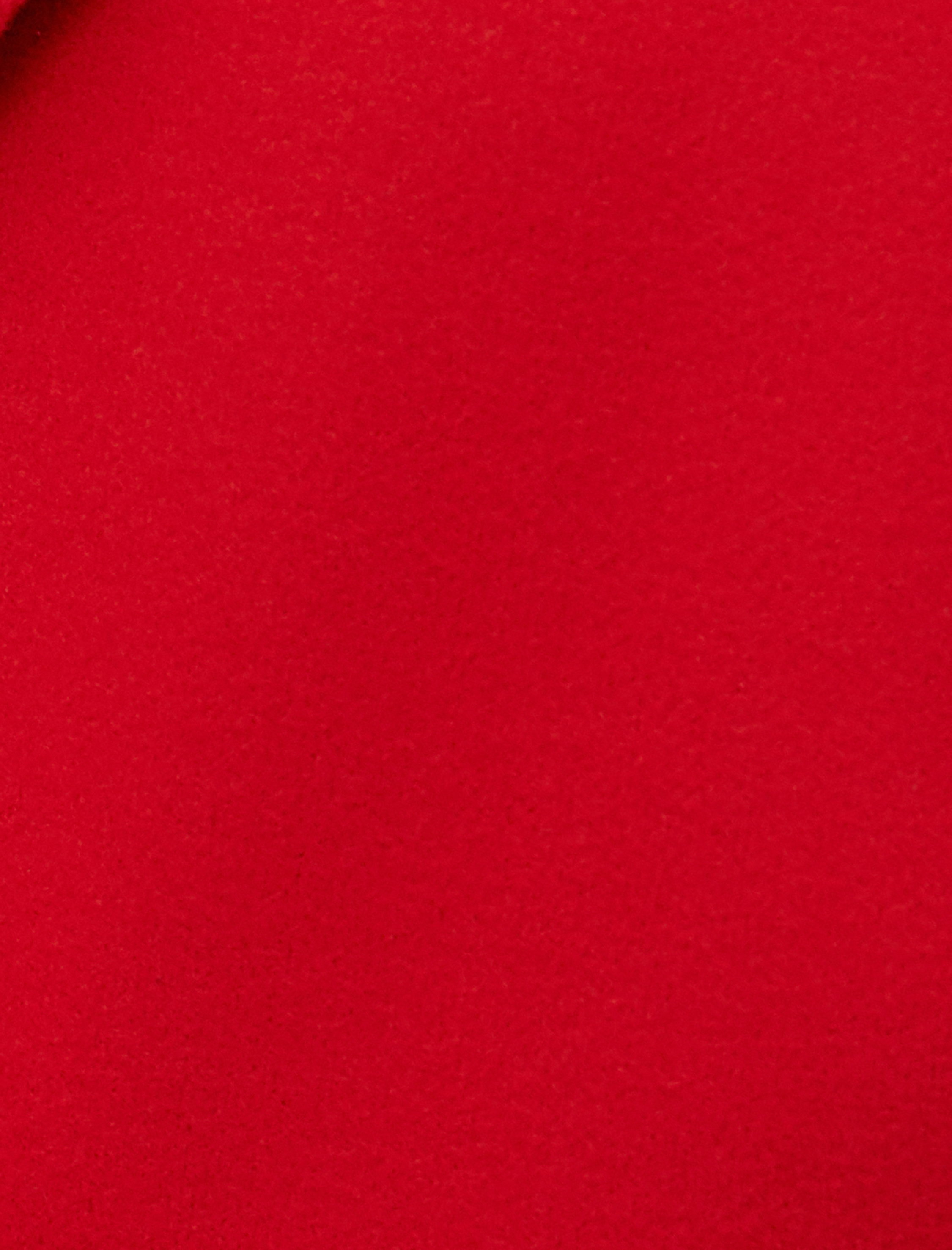   Uzun Kaşe Kaban Düğmeli Kruvaze Kapaklı Cepli