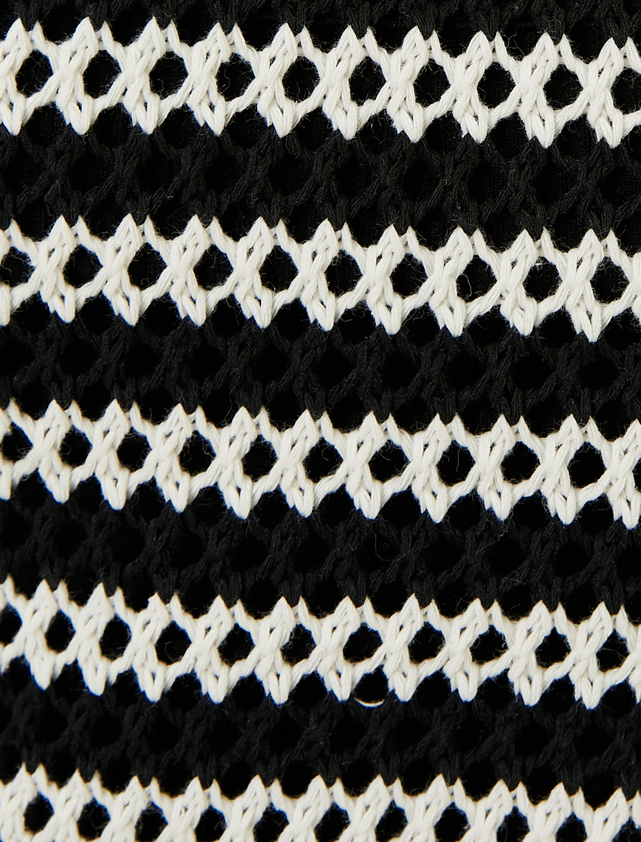   Crop Kroşe Üst Kısa Kollu Bisiklet Yaka Ajurlu