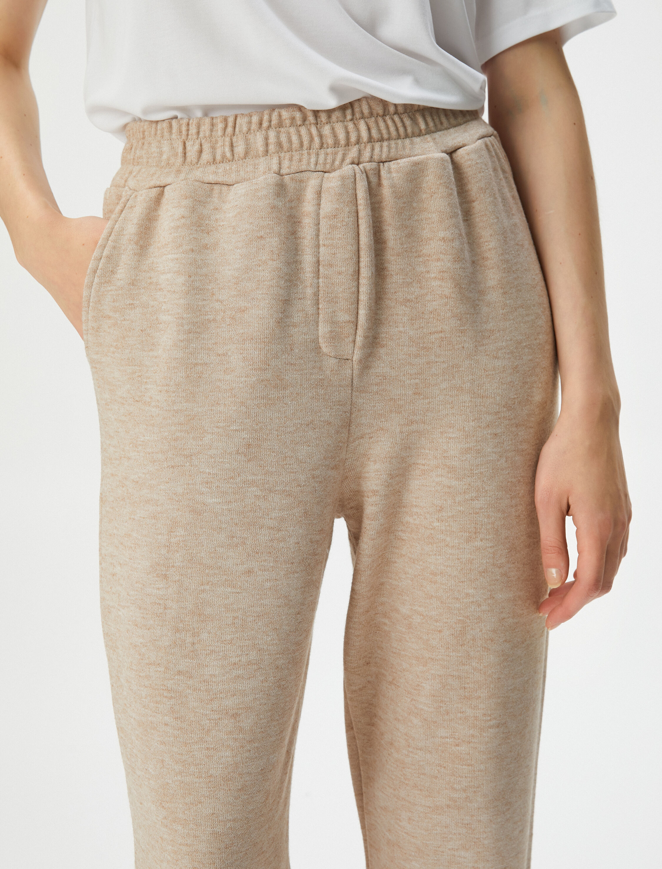   Jogger Pantolon Beli Lastikli Cep Detaylı