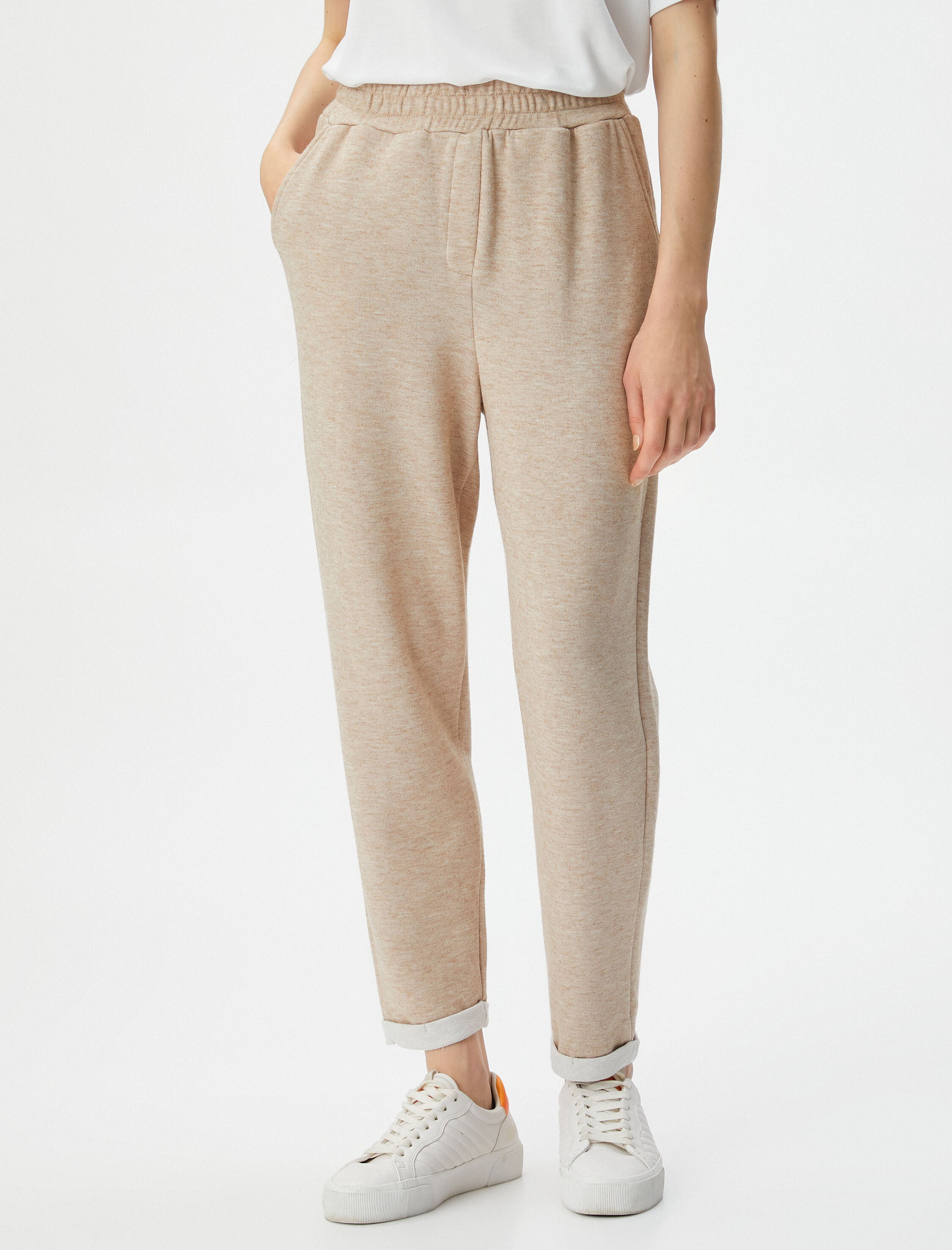   Jogger Pantolon Beli Lastikli Cep Detaylı