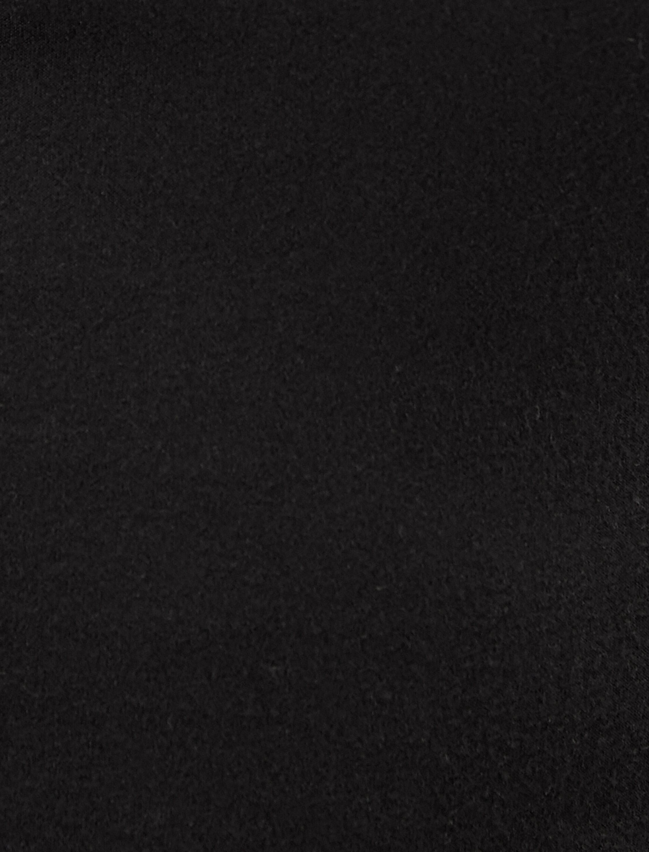   Crop Pijama Üstü Uzun Kollu U Yaka