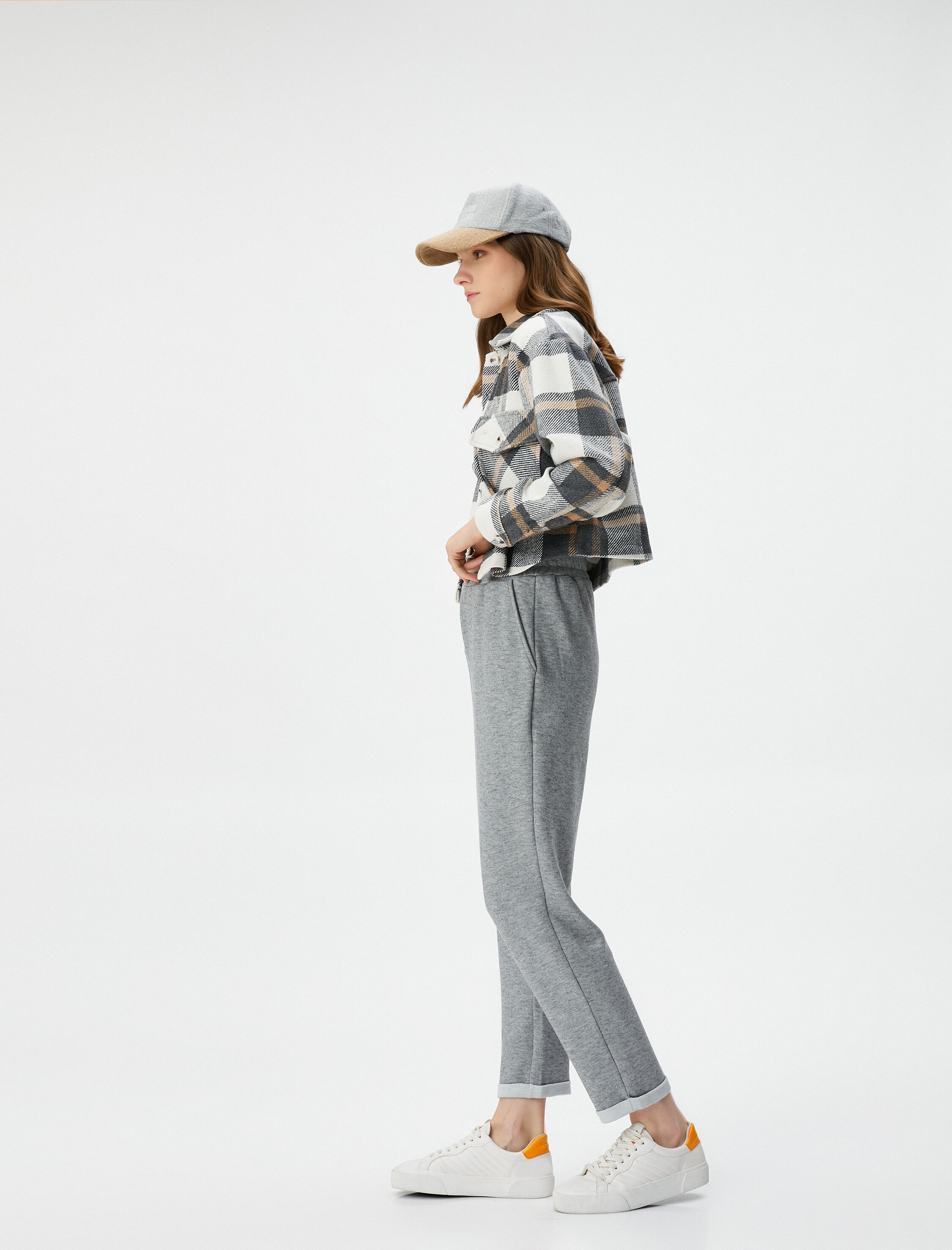   Jogger Pantolon Beli Lastikli Cep Detaylı