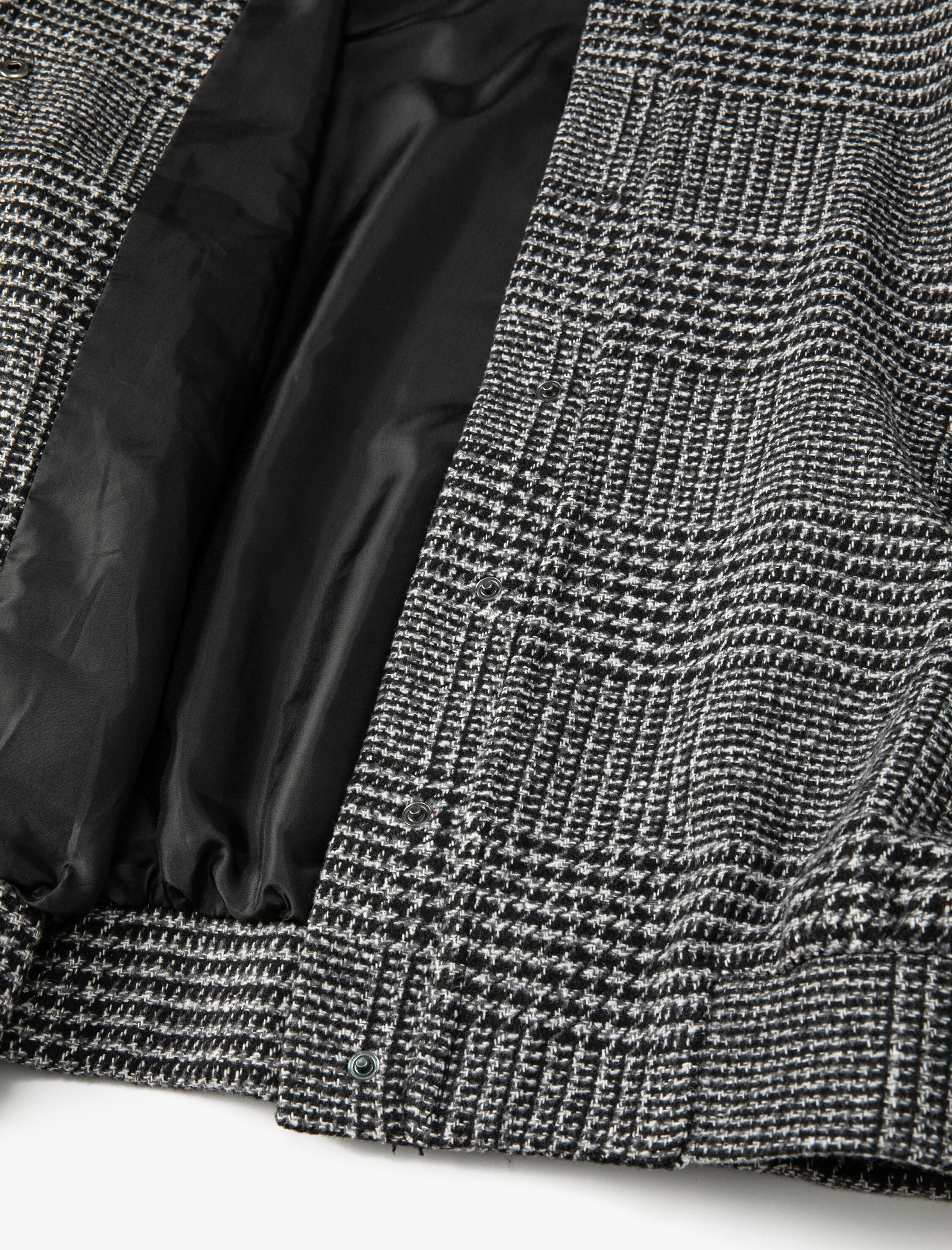   Kolej Bomber Ceket Tüvit Dokulu Çıtçıt Düğmeli