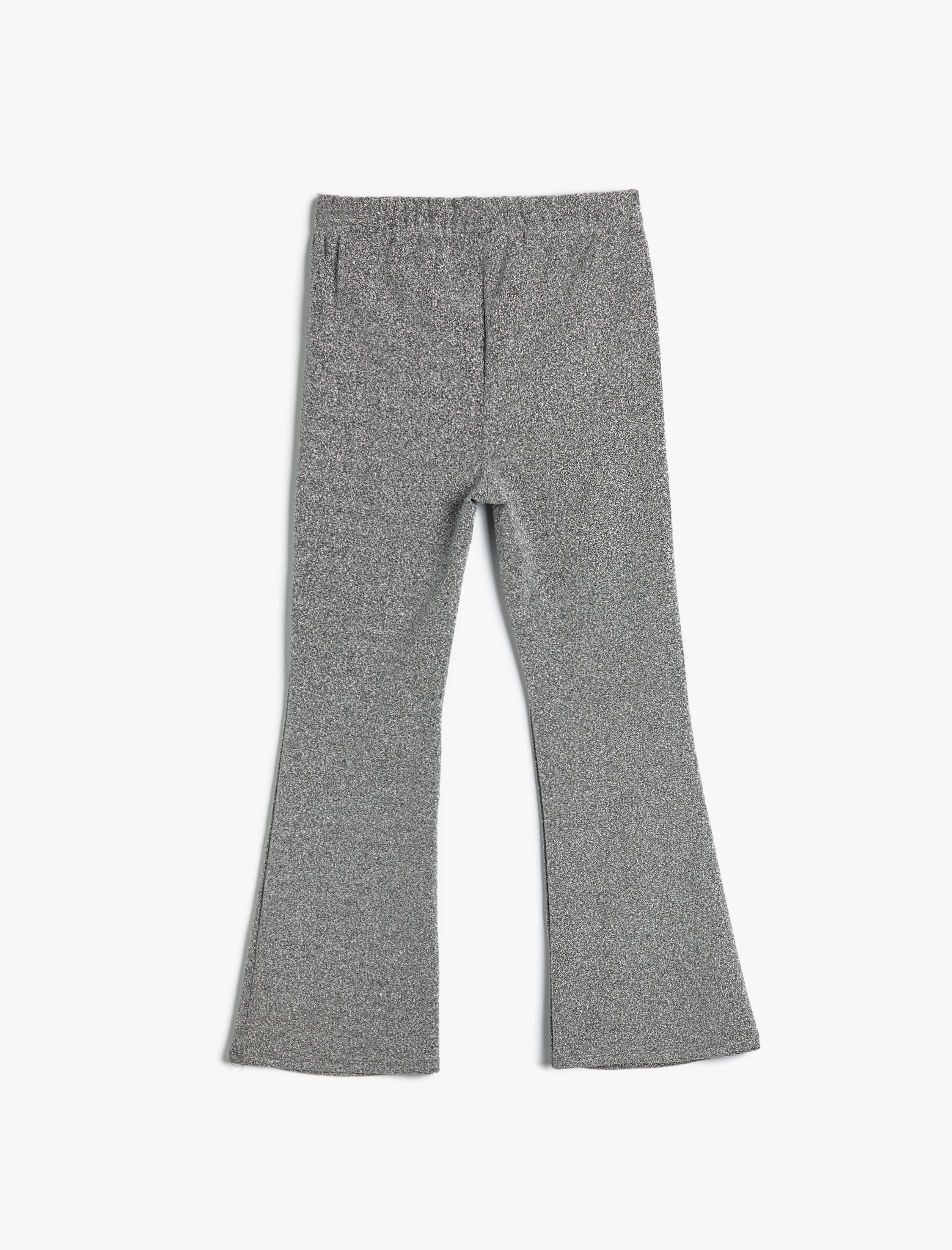  Kız Çocuk İspanyol Paça Pantolon Simli