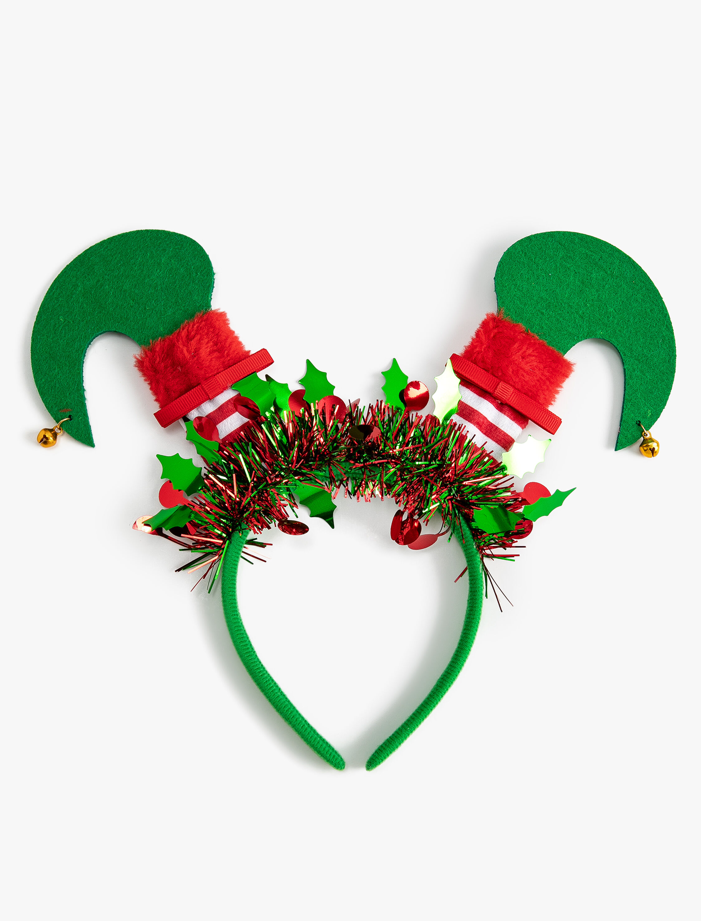  Kadın Yılbaşı Temalı Taç Püsküllü Aplikeli