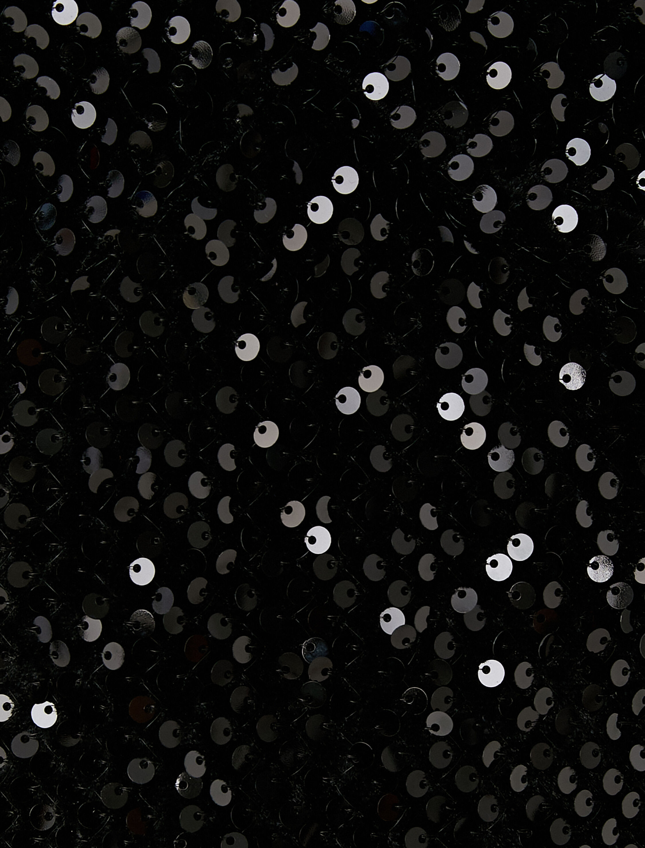   Payetli Mini Abiye Elbise V Yaka Düşük Omuz Astarlı Slim Fit