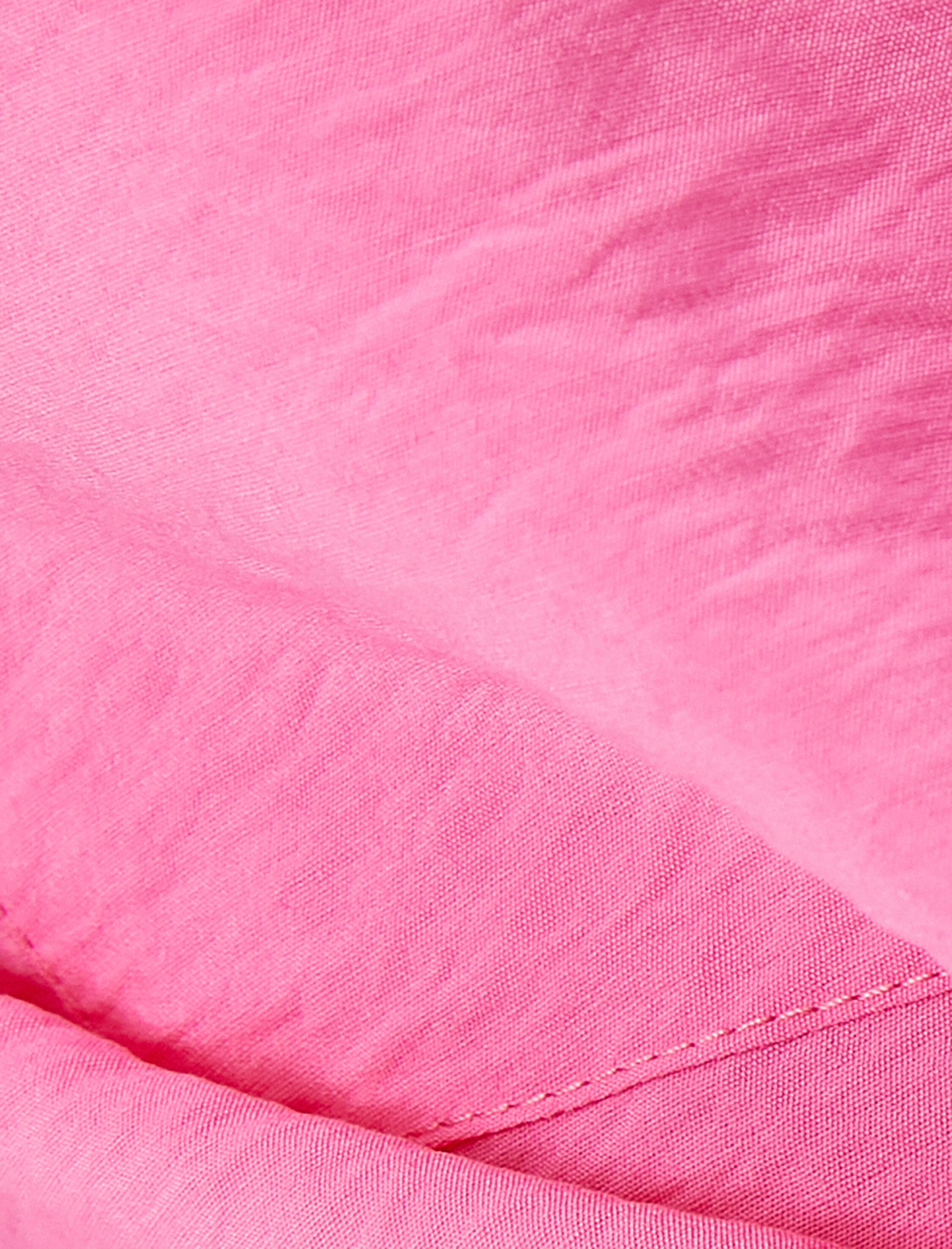   Önden Bağlamalı Gömlek Crop Düğmeli Cepli Viskon