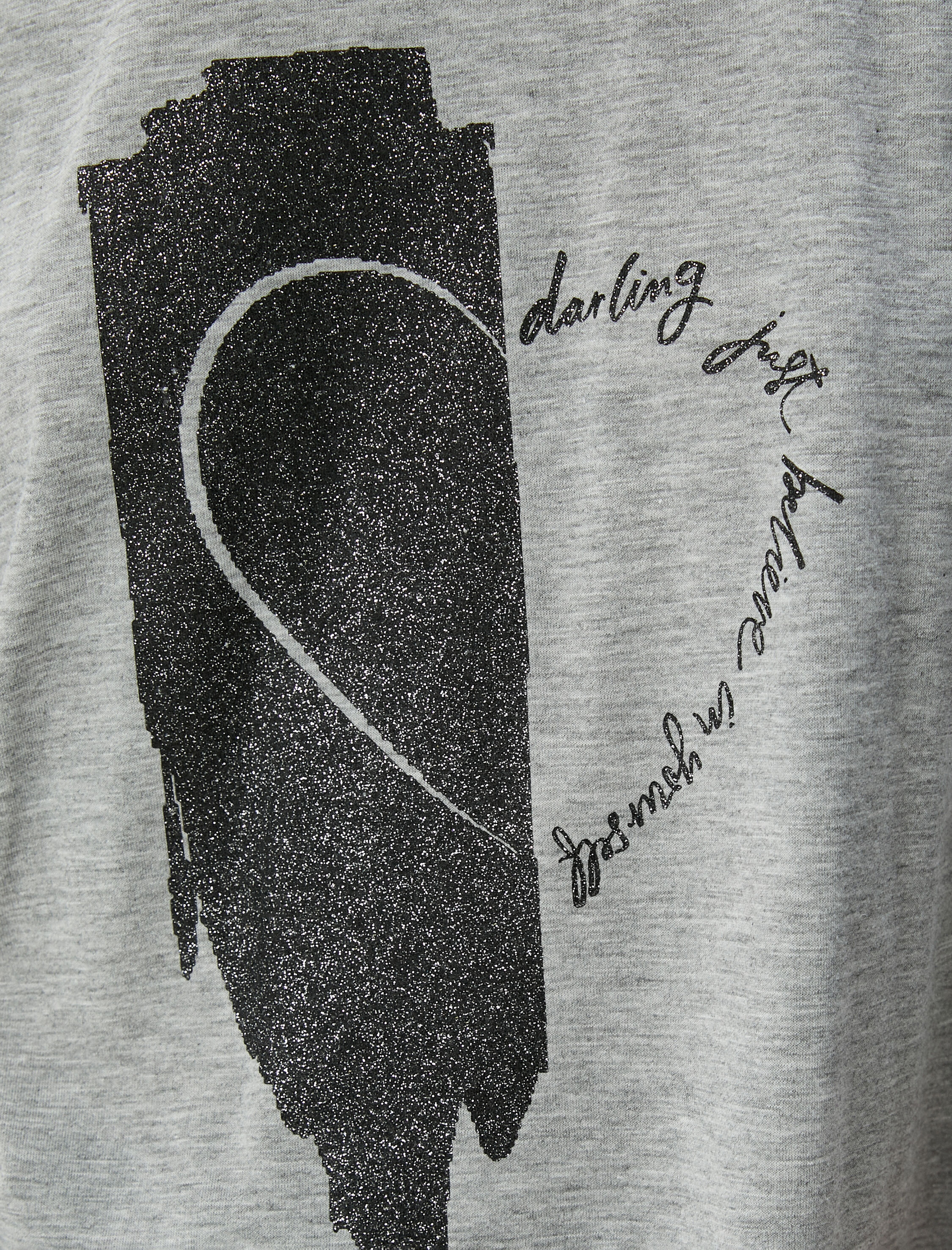   Baskılı Tişört Kısa Kollu Bisiklet Yaka Viskon Karışımlı Regular Fit