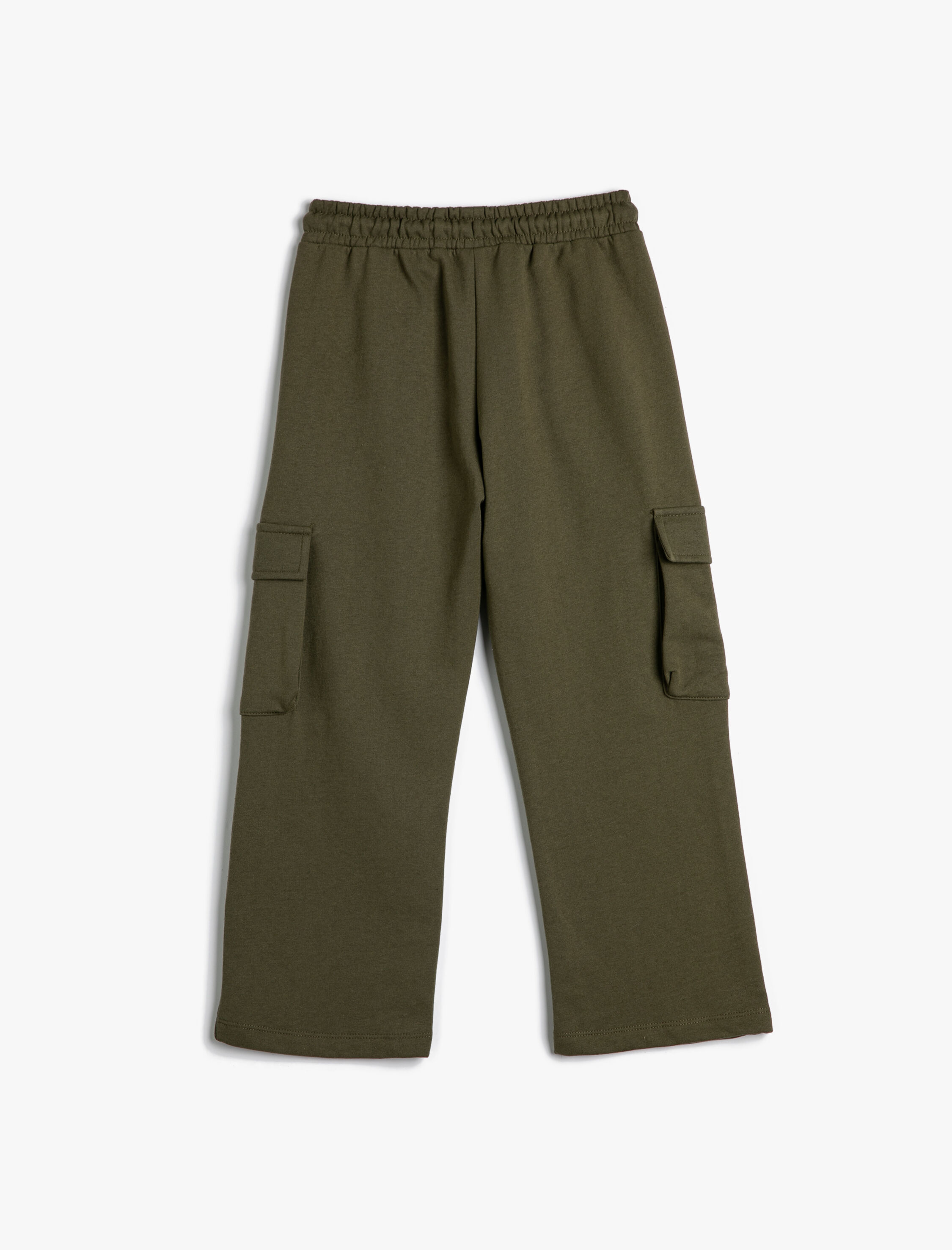  Erkek Çocuk Basic Kargo Eşofman Altı Kapaklı Cep Detaylı Beli Bağlamalı