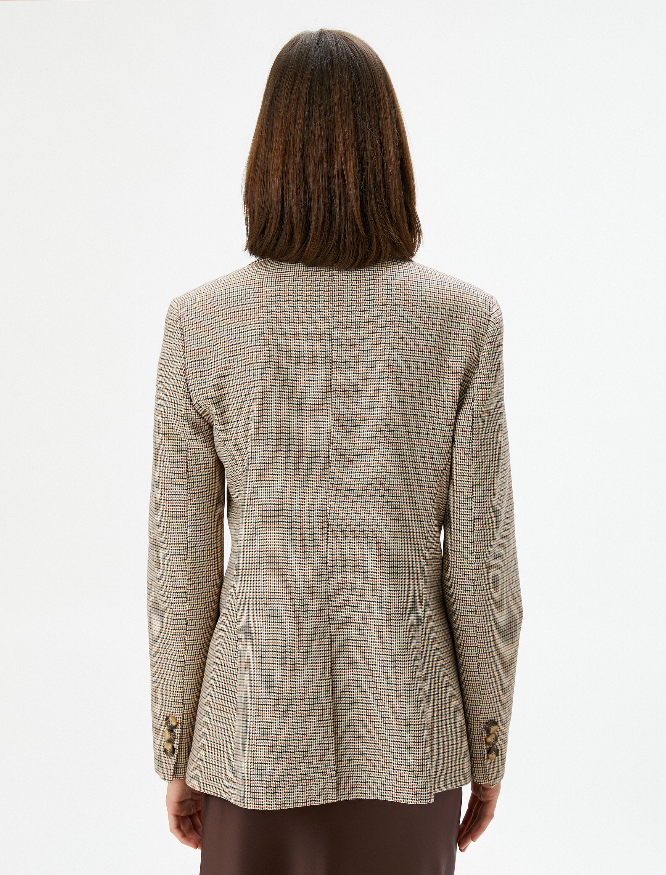   Blazer Ceket Tek Düğmeli Fleto Cepli