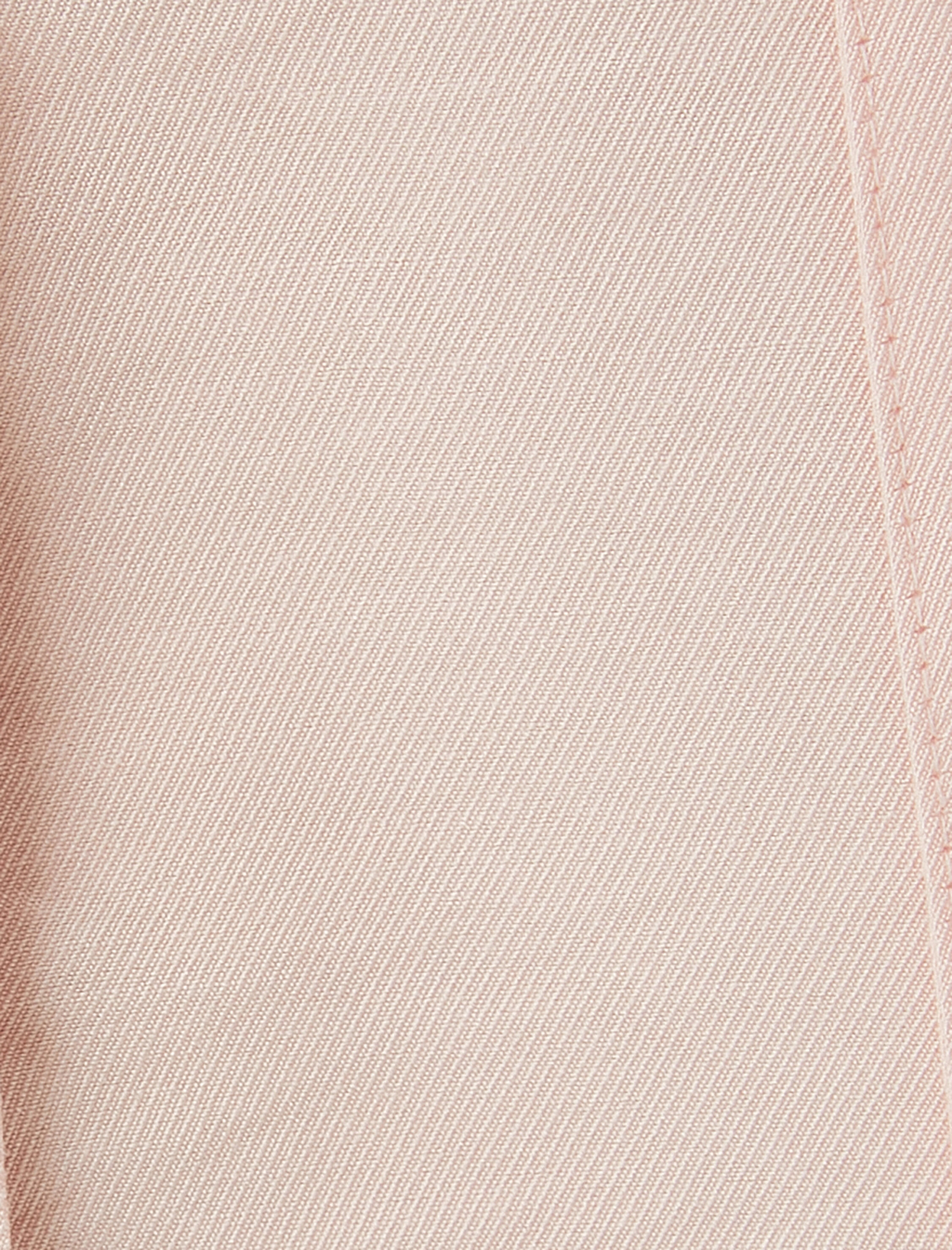   Uzun Kollu Gömlek Düğmeli Bağlamalı Yaka Viskon