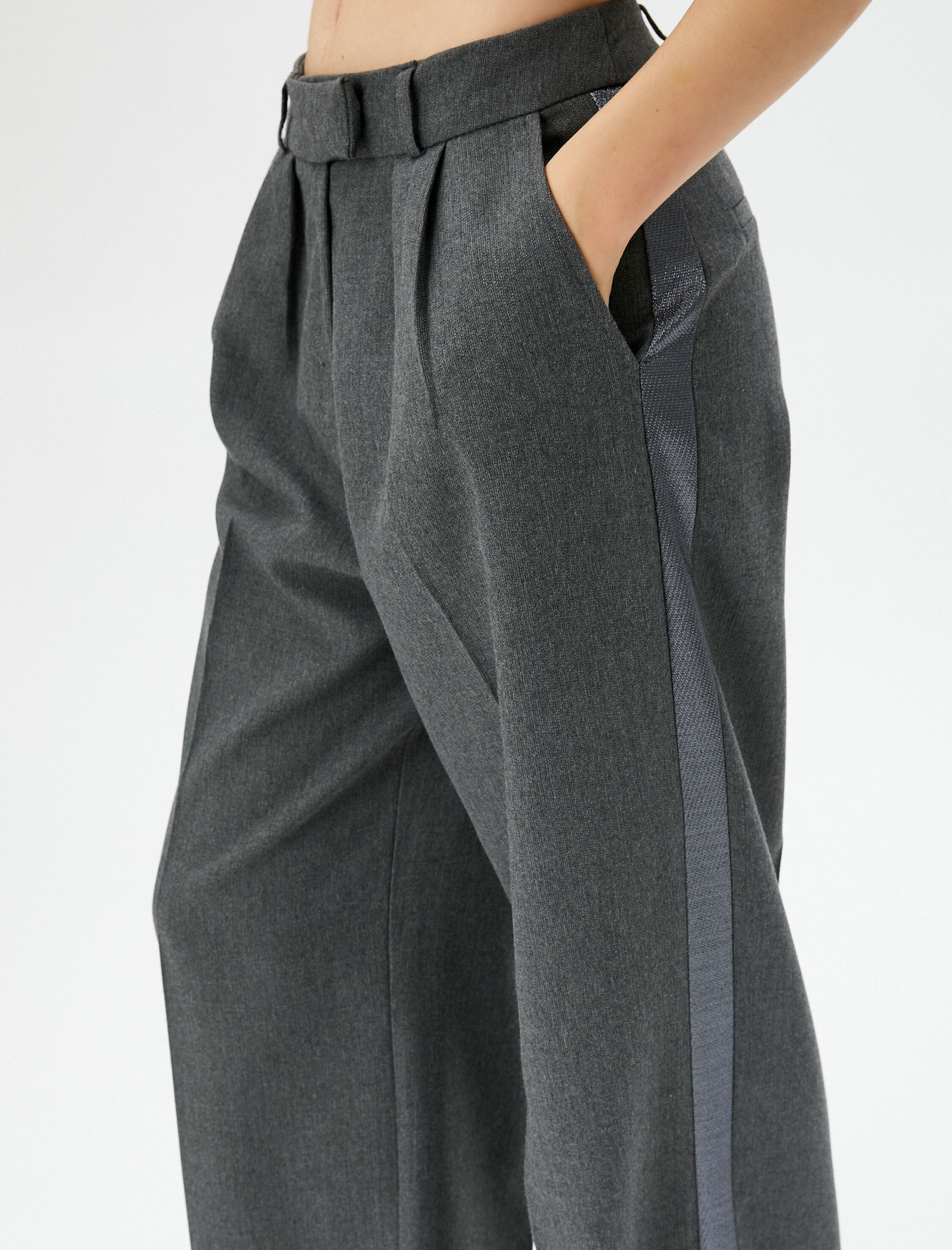   Palazzo Pantolon Bol Paça Normal Bel