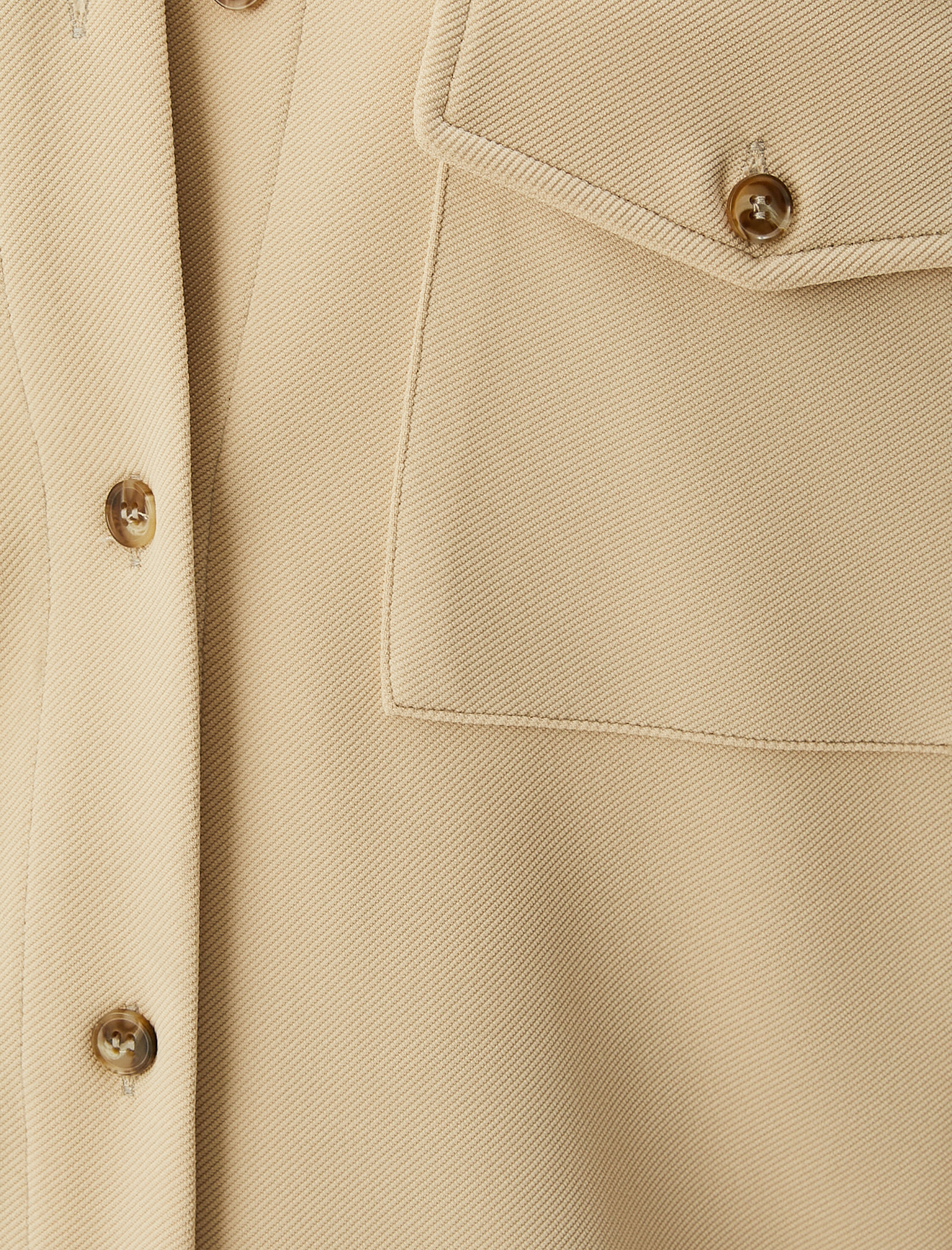   Gömlek Ceket Düğmeli Kapaklı Cepli