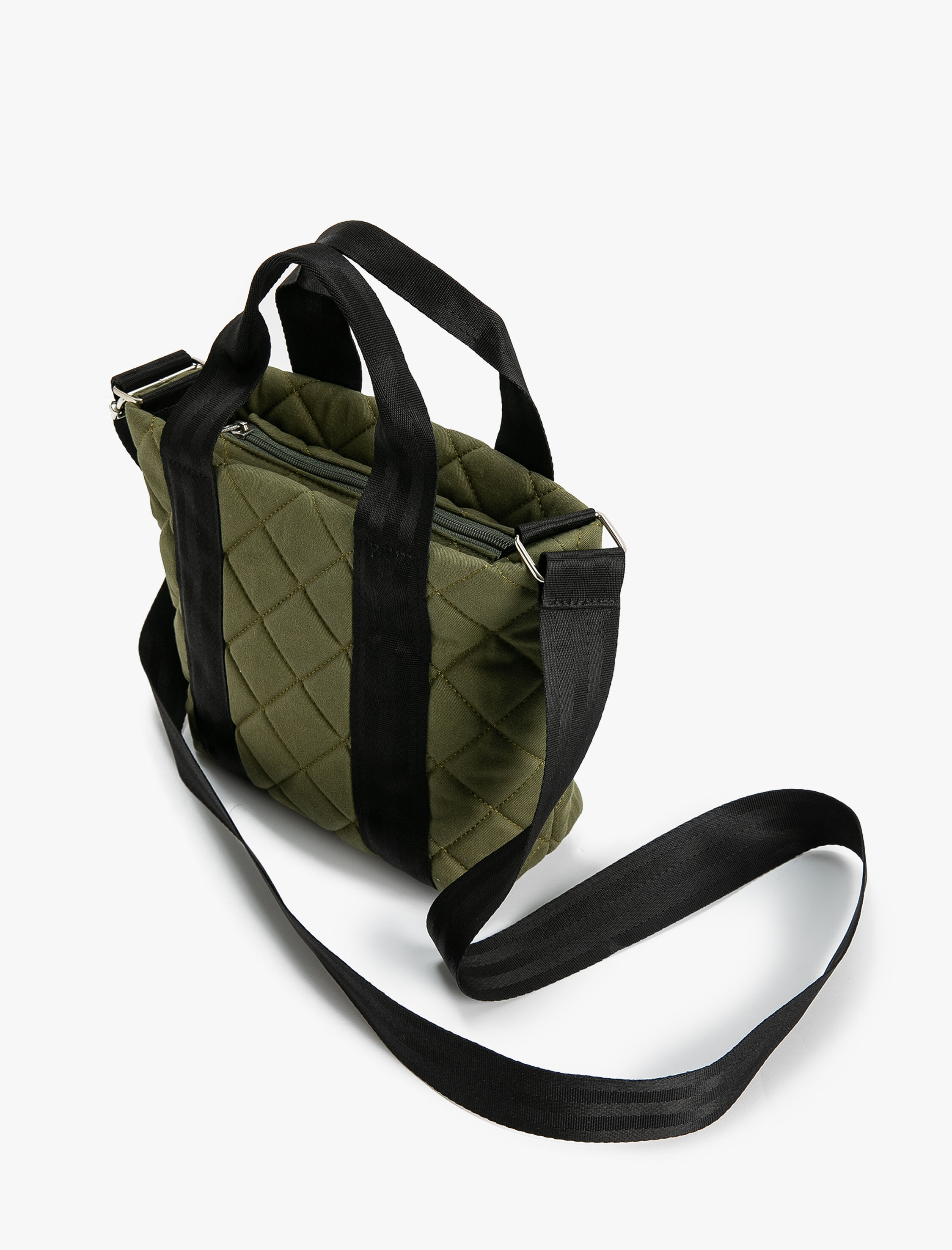  Kadın Kapitone Tote Çanta Saplı ve Askılı