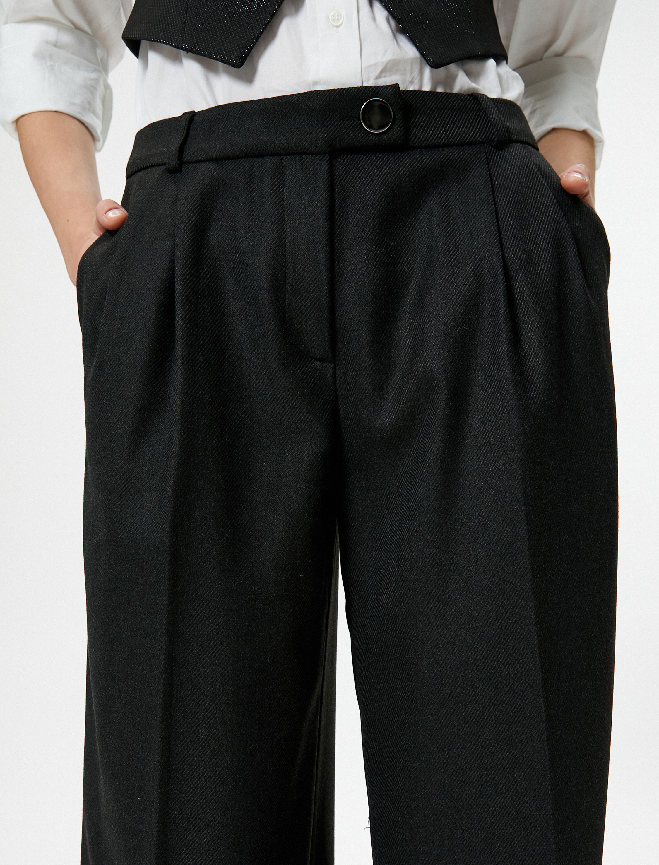   Koton X Şahika Ercümen - Cepli Bol Paça Pantolon