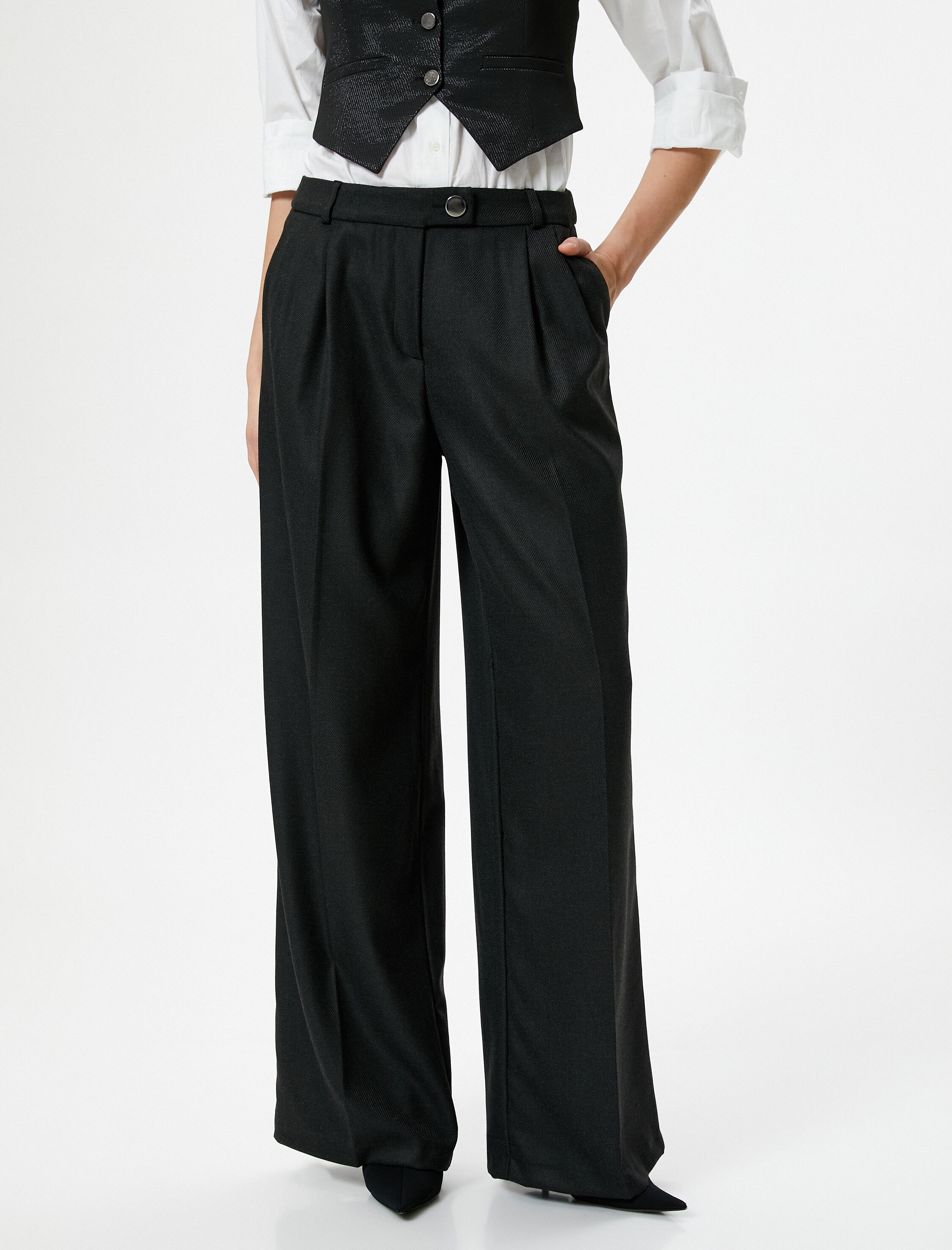   Koton X Şahika Ercümen - Cepli Bol Paça Pantolon