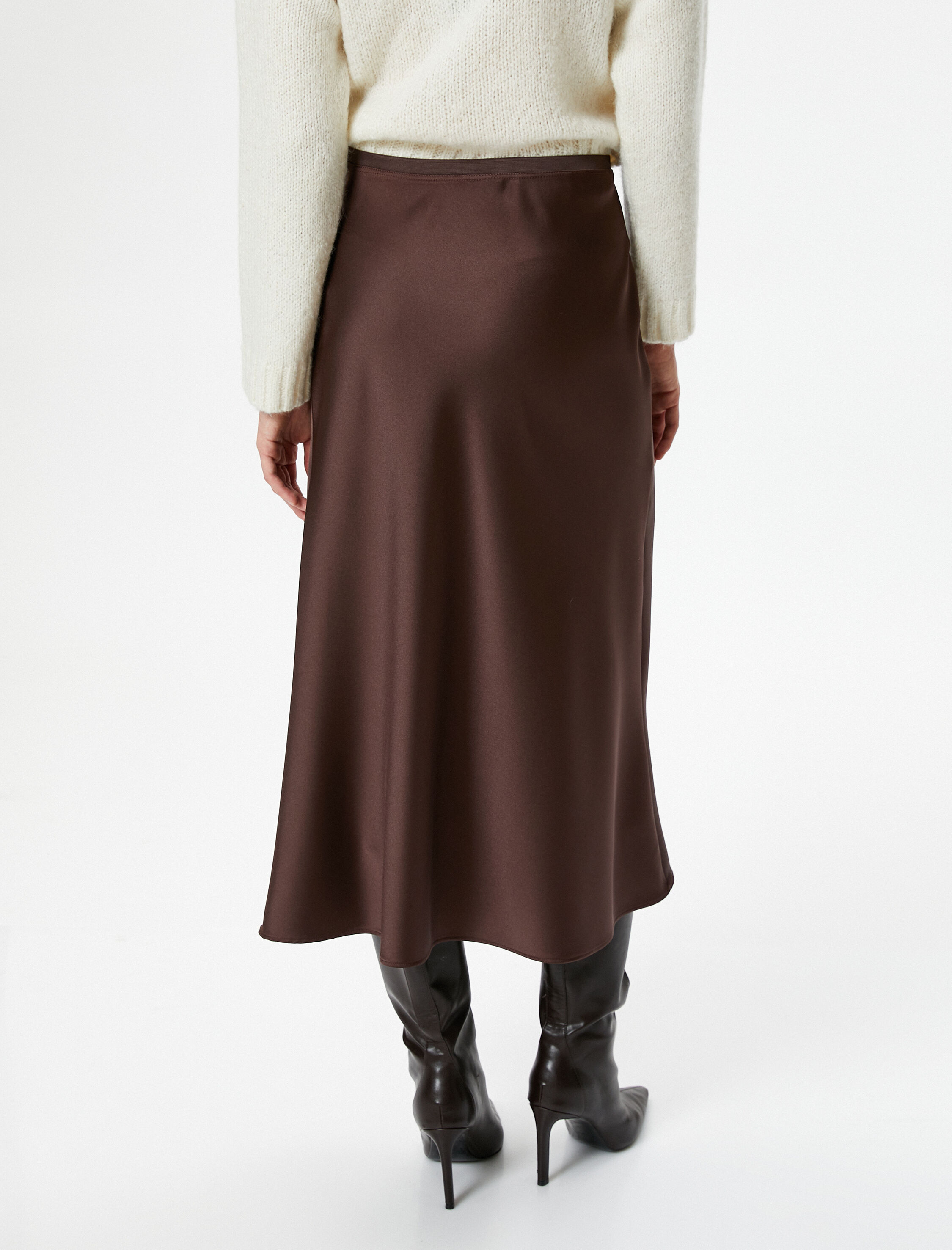   Şahika Ercümen X Koton - Midi Saten Etek