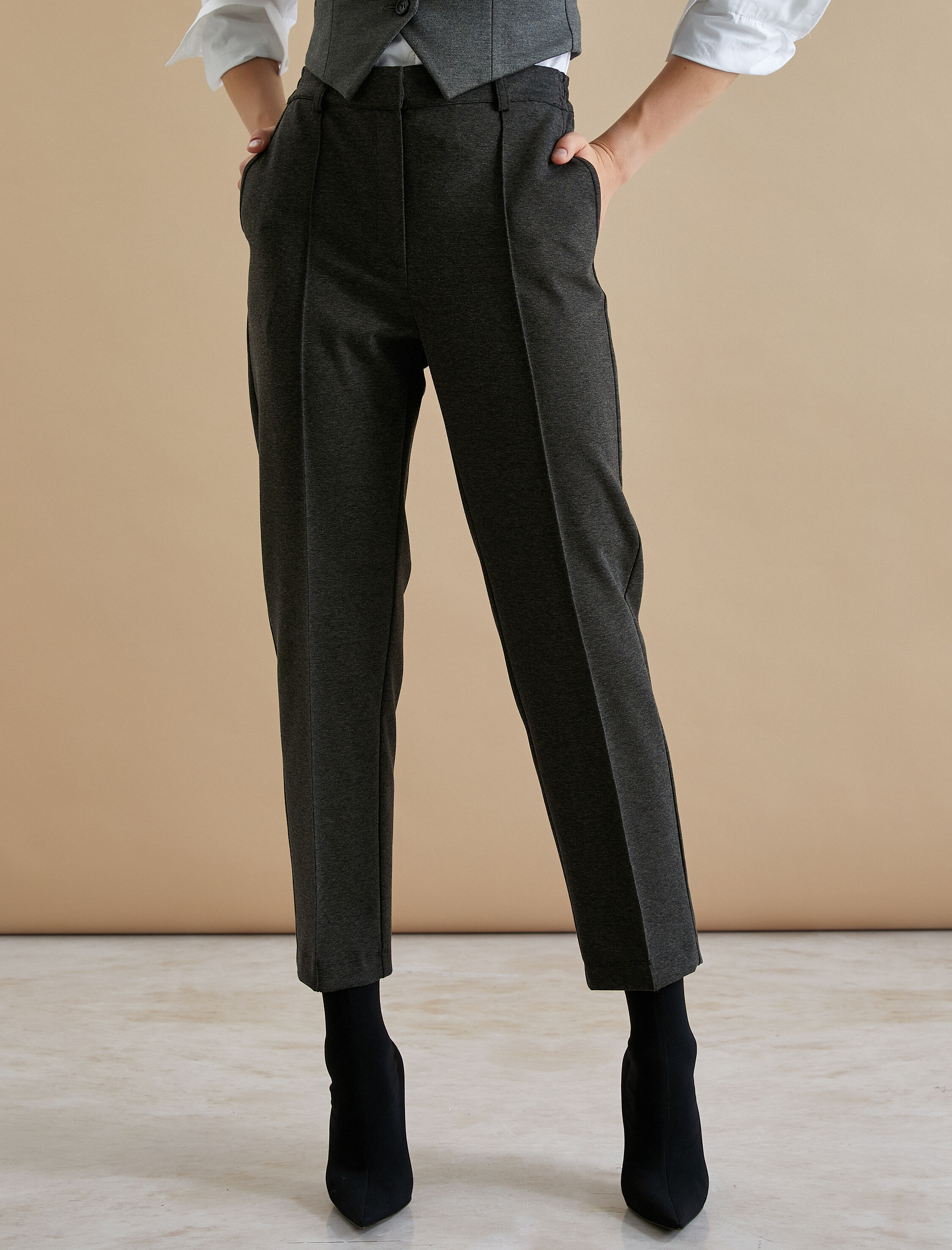   Koton X Şahika Ercümen - Kumaş Cigarette Pantolon