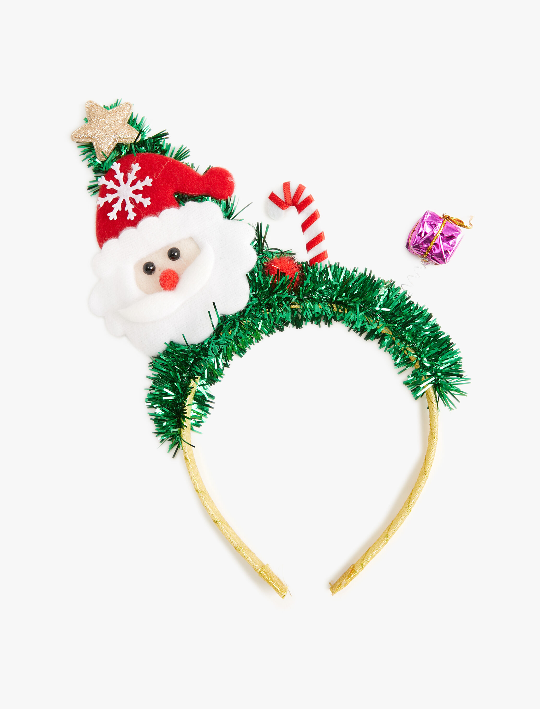  Kadın Yılbaşı Temalı Taç Noel Baba Figürlü