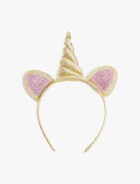 Yılbaşı Unicorn Taç Boynuz Detaylı Simli