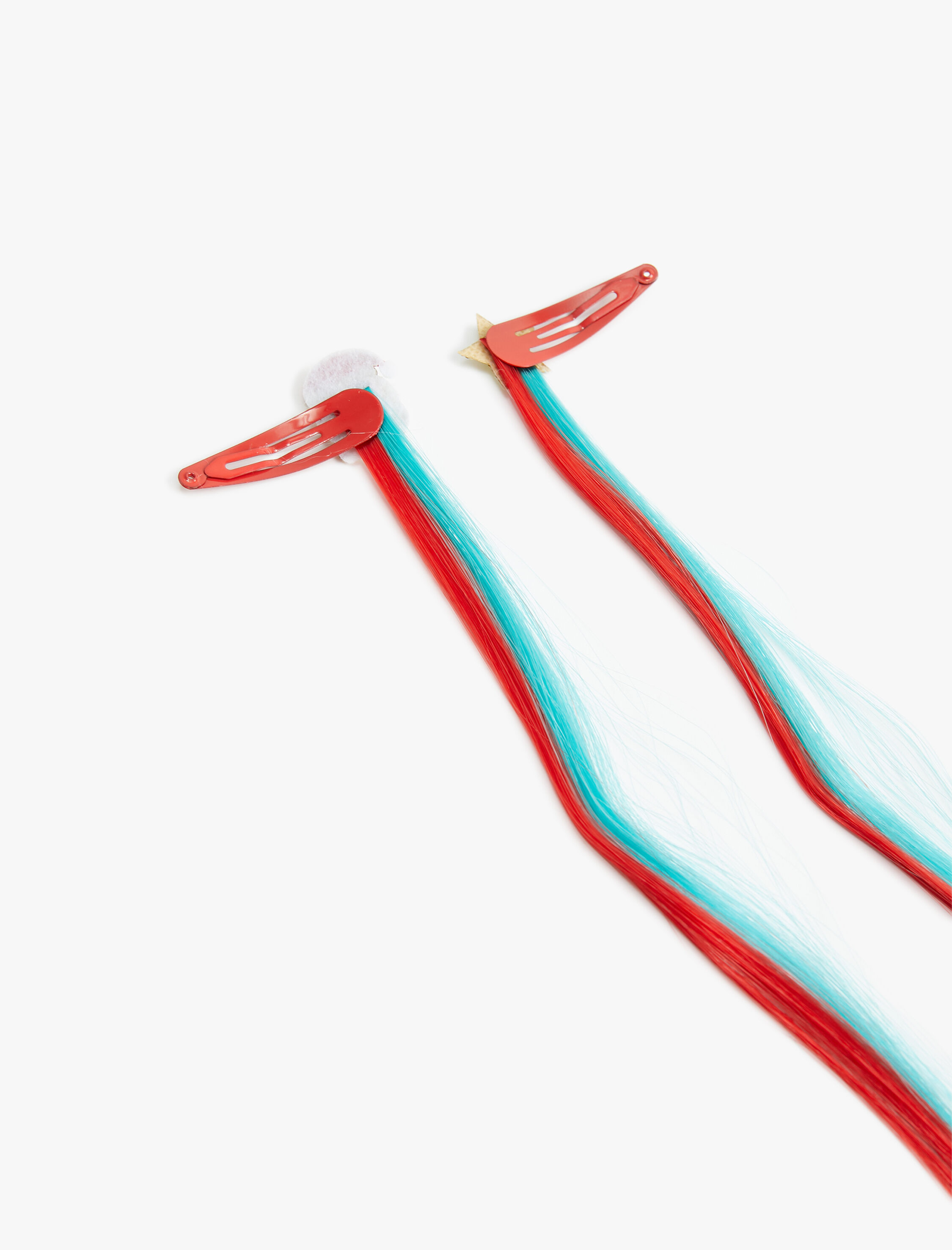  Kız Çocuk Yılbaşı Temalı 2'li Çıtçıt Toka Seti