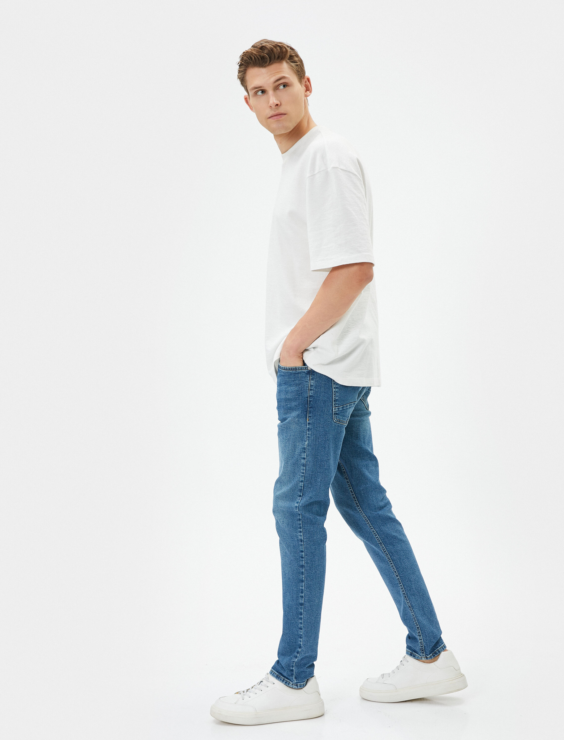   Skinny Fit Kot Pantolon - Michael Jean