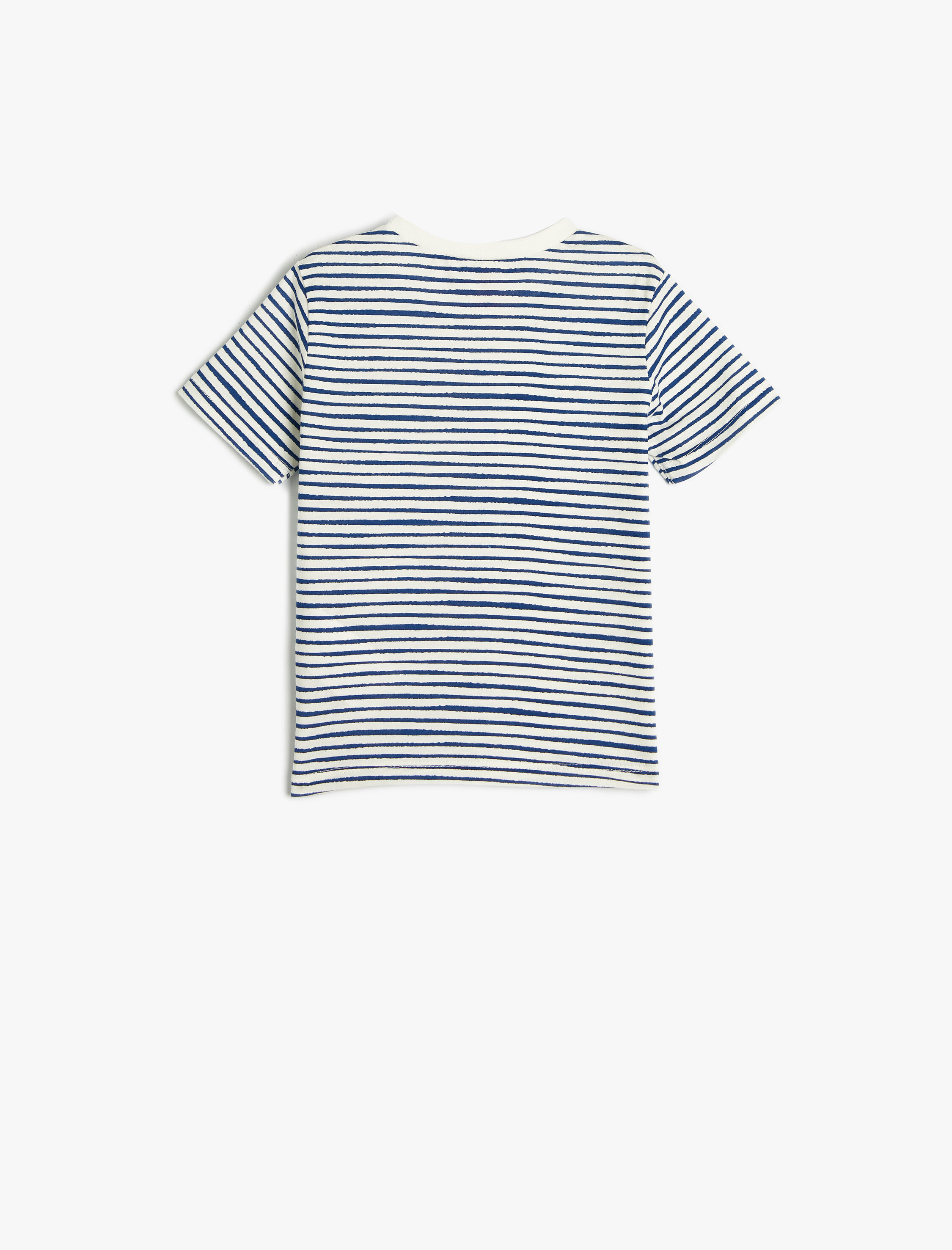  Erkek Bebek Pamuklu Tişört Kısa Kollu Bisiklet Yaka