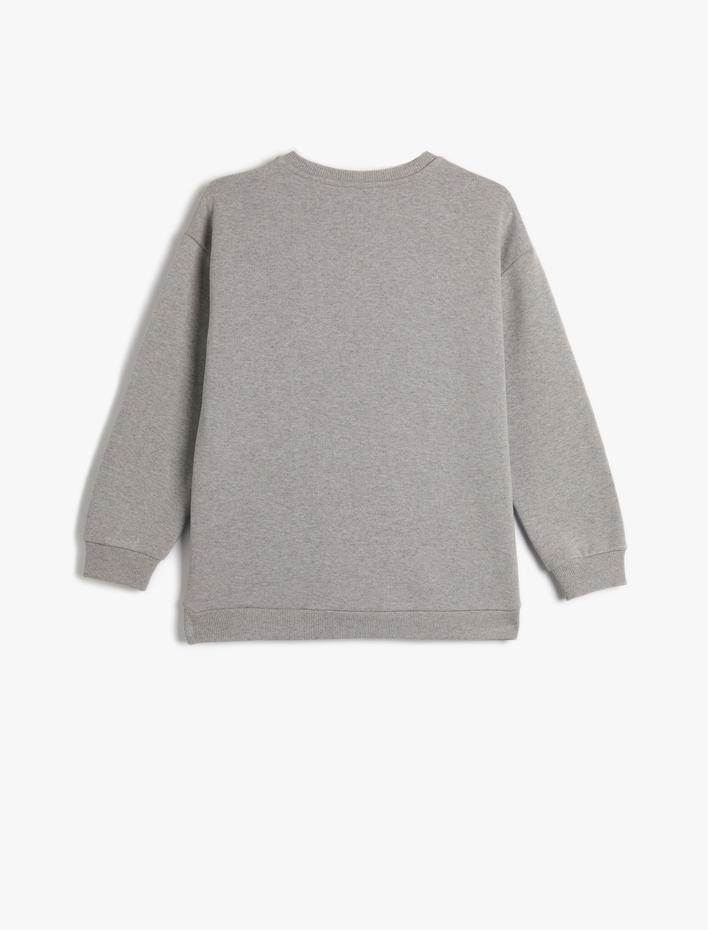 Erkek Çocuk Marvel Lisanslı Sweatshirt Kahramanlar Baskılı Şardonlu