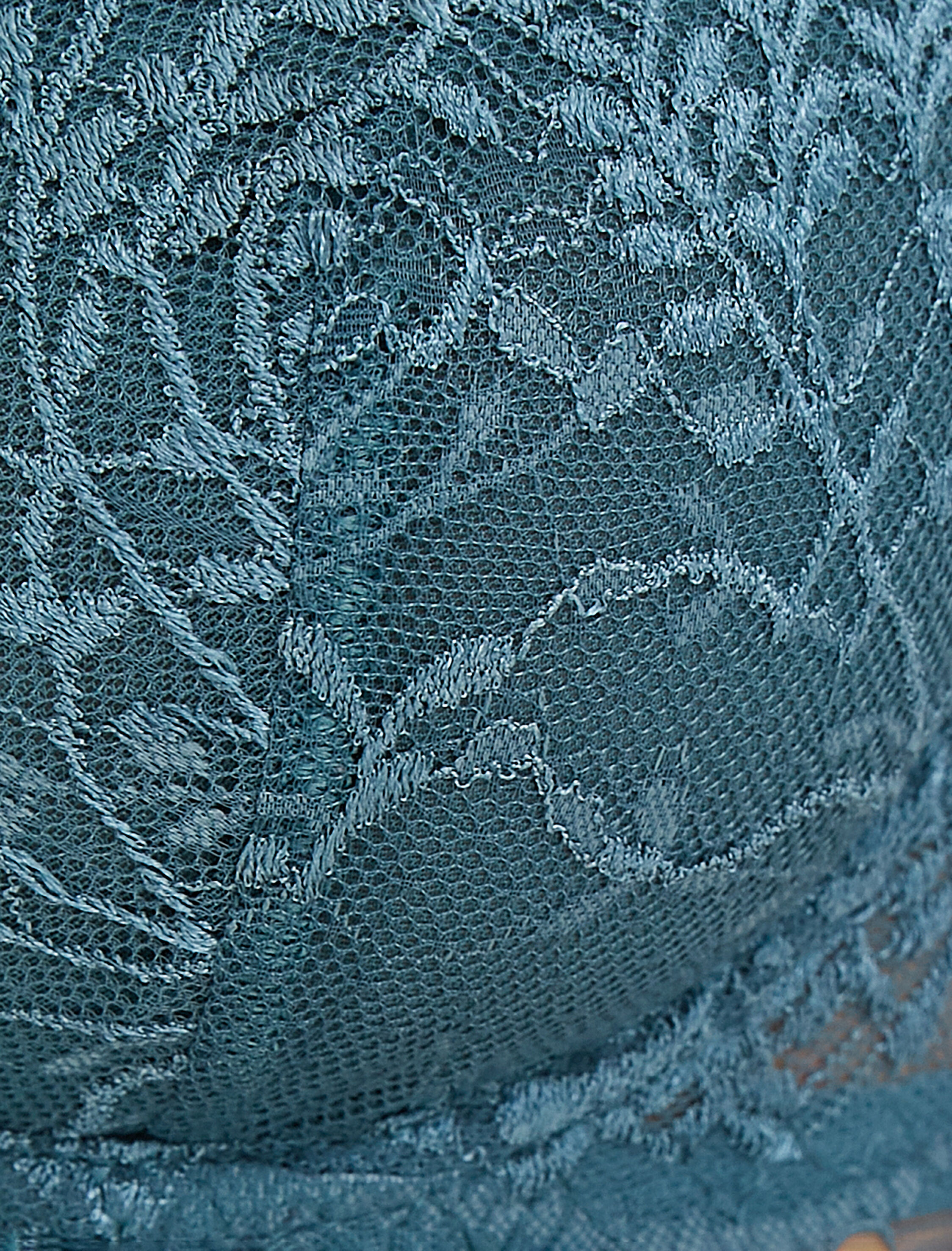   Dantelli Balenli Sütyen Dolgusuz Kaplı