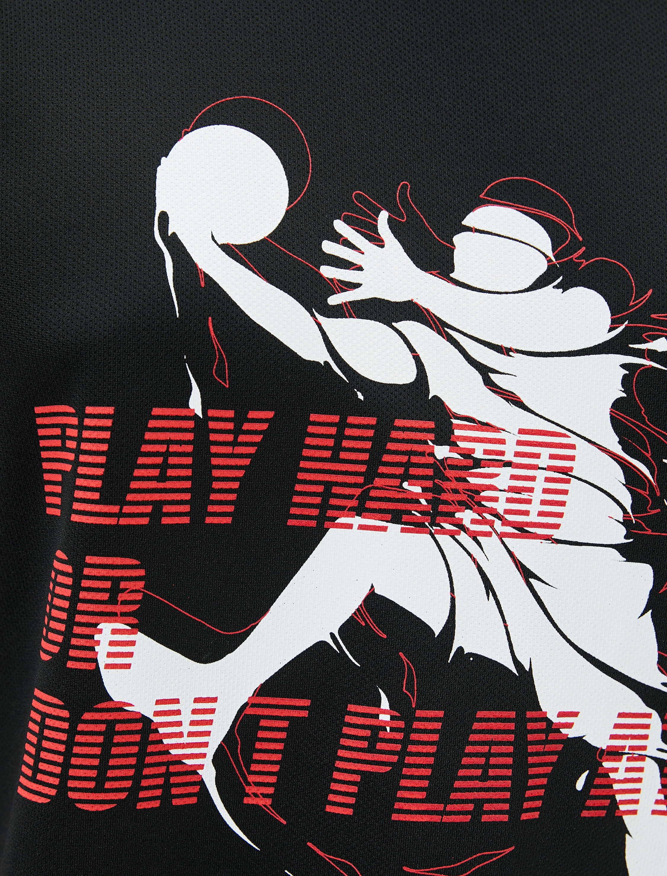   Sporcu Atleti Basketbol Baskılı Kolsuz Bisiklet Yaka