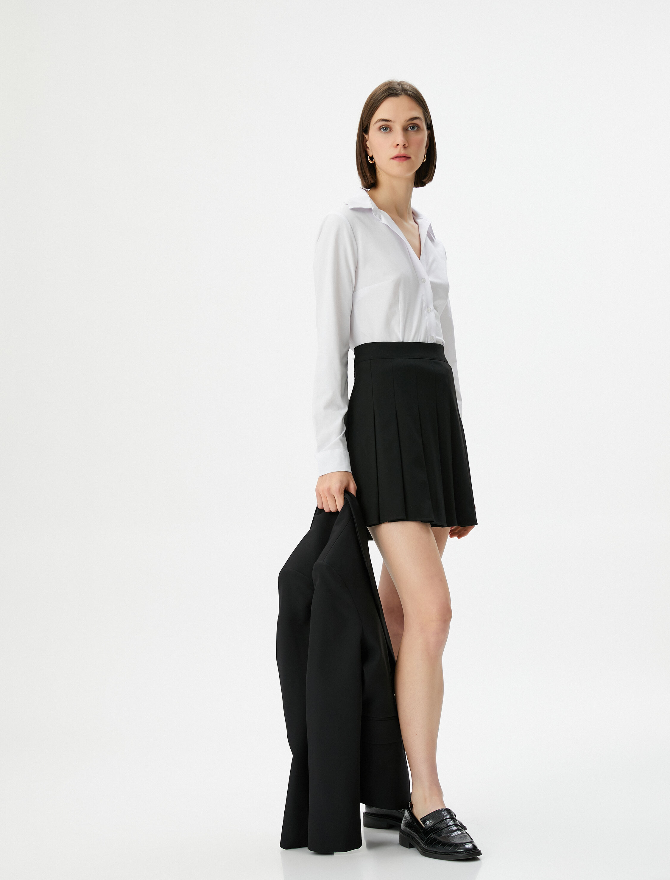   Slim Fit Gömlek Uzun Kollu Düğmeli