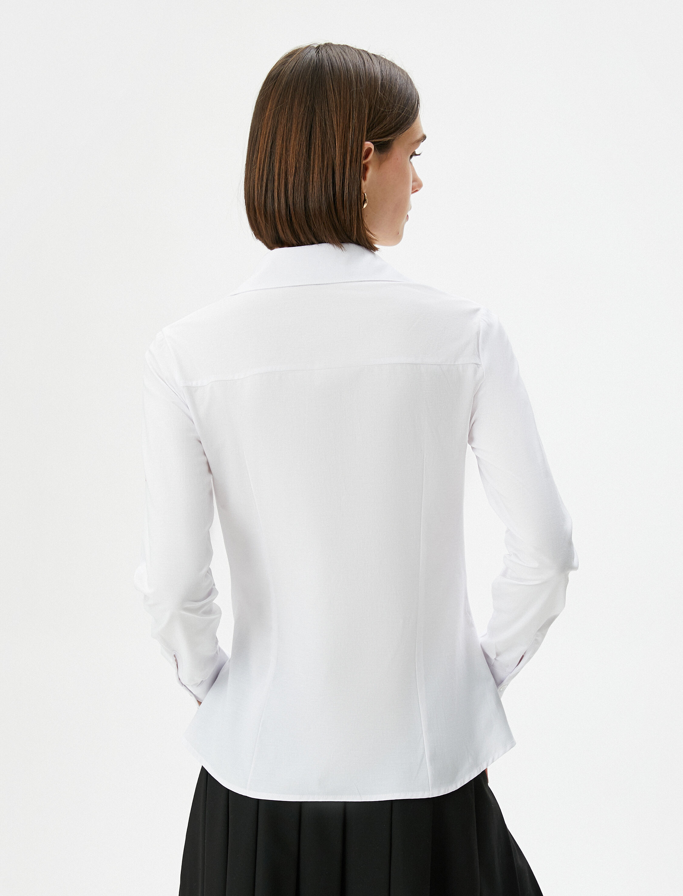   Slim Fit Gömlek Uzun Kollu Düğmeli