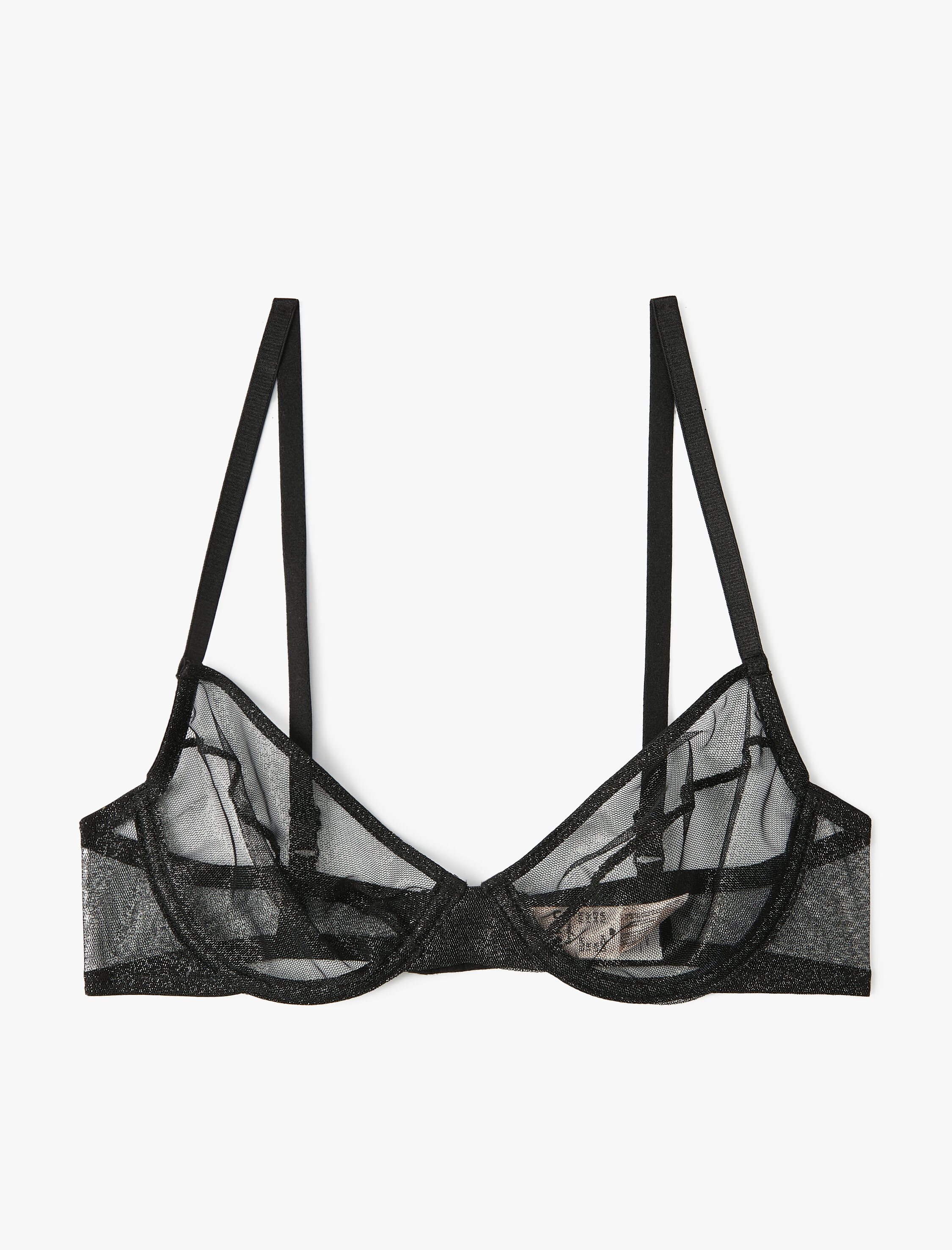   Dolgusuz Balenli Sütyen Tül Simli