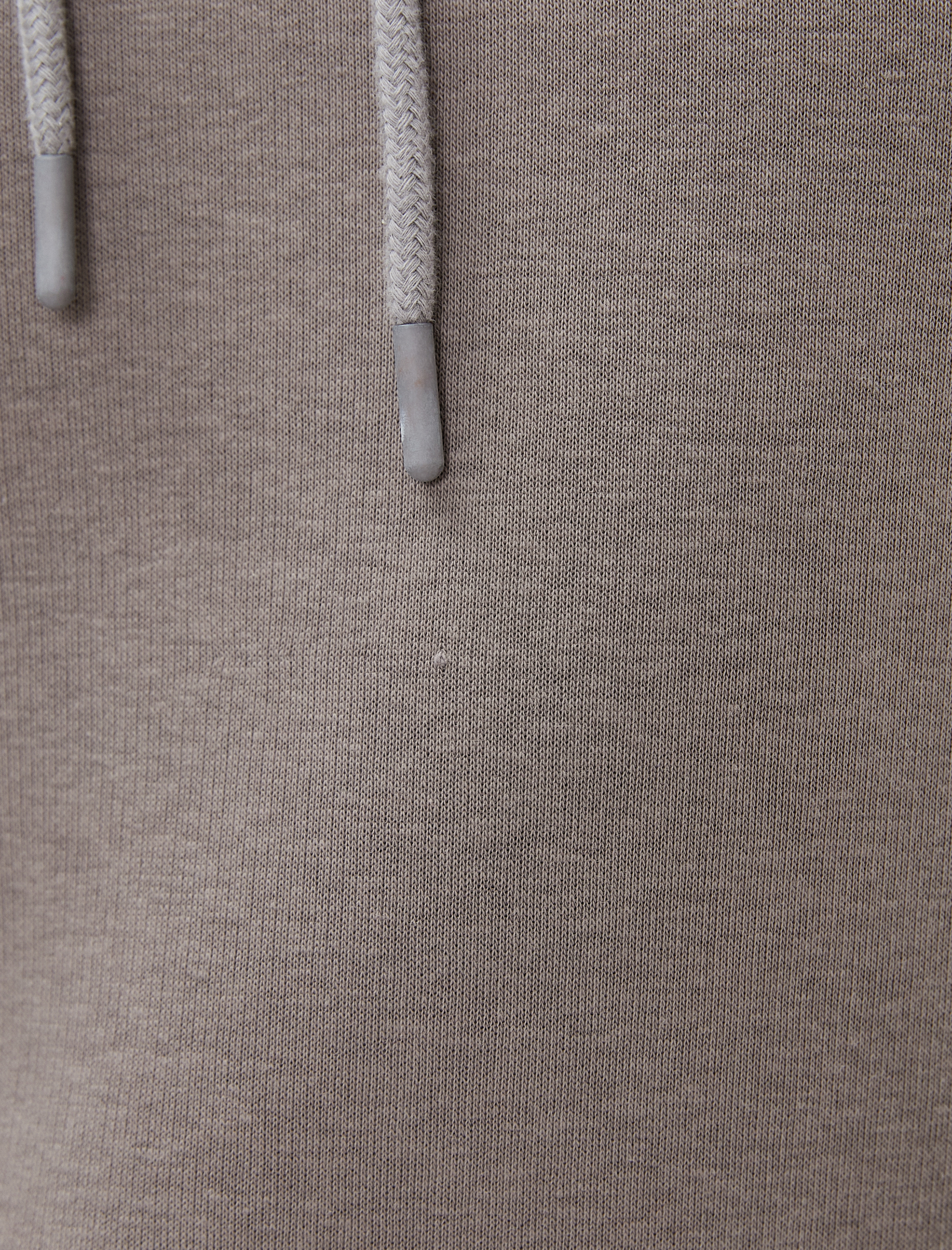   Basic Kapşonlu Sweatshirt Uzun Kollu Ribanalı Şardonlu