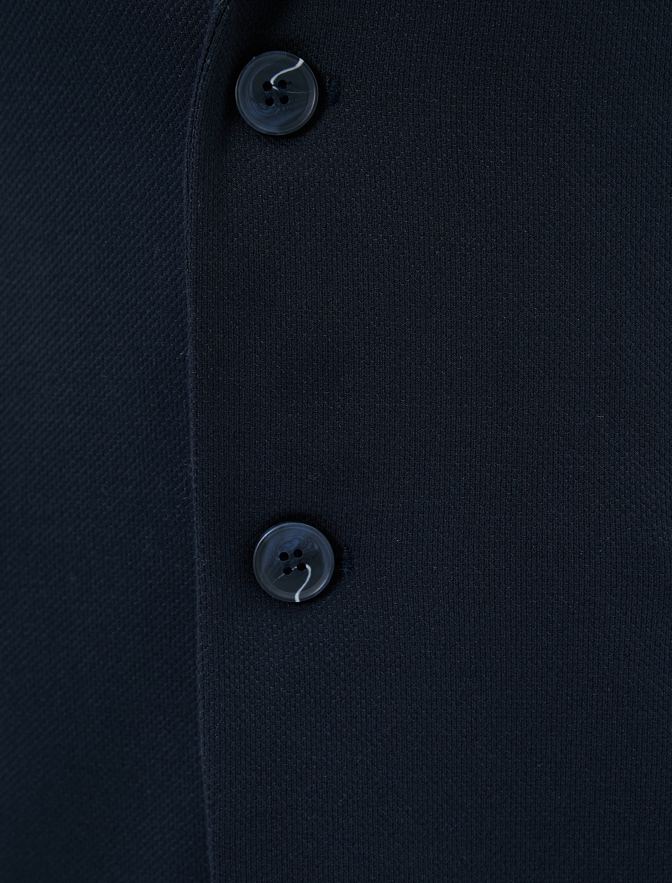   Blazer Ceket Slim Fit Cep Detaylı Düğmeli Mono Yaka