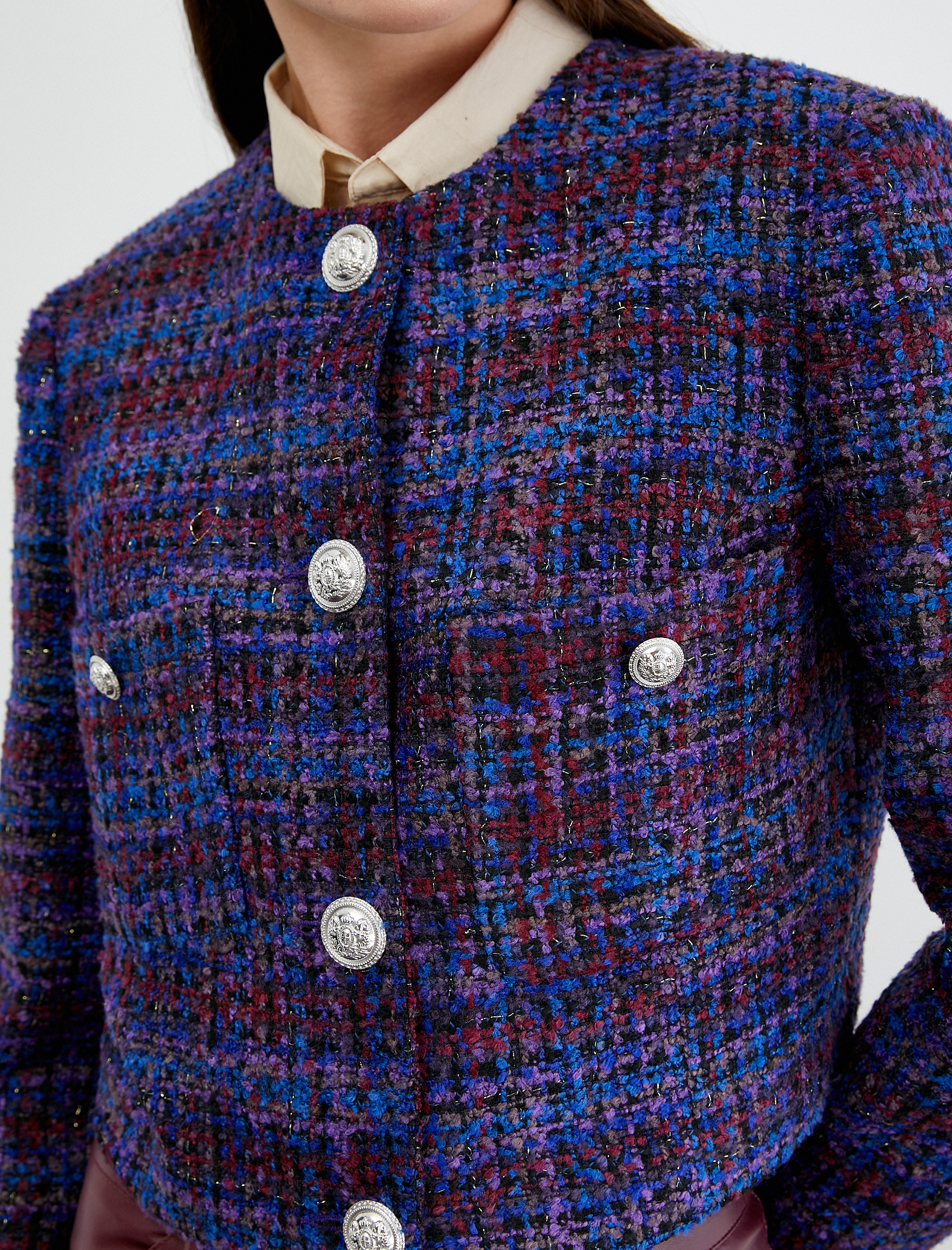   Tuba Ünsal X Koton - Simli Tüvit Ceket