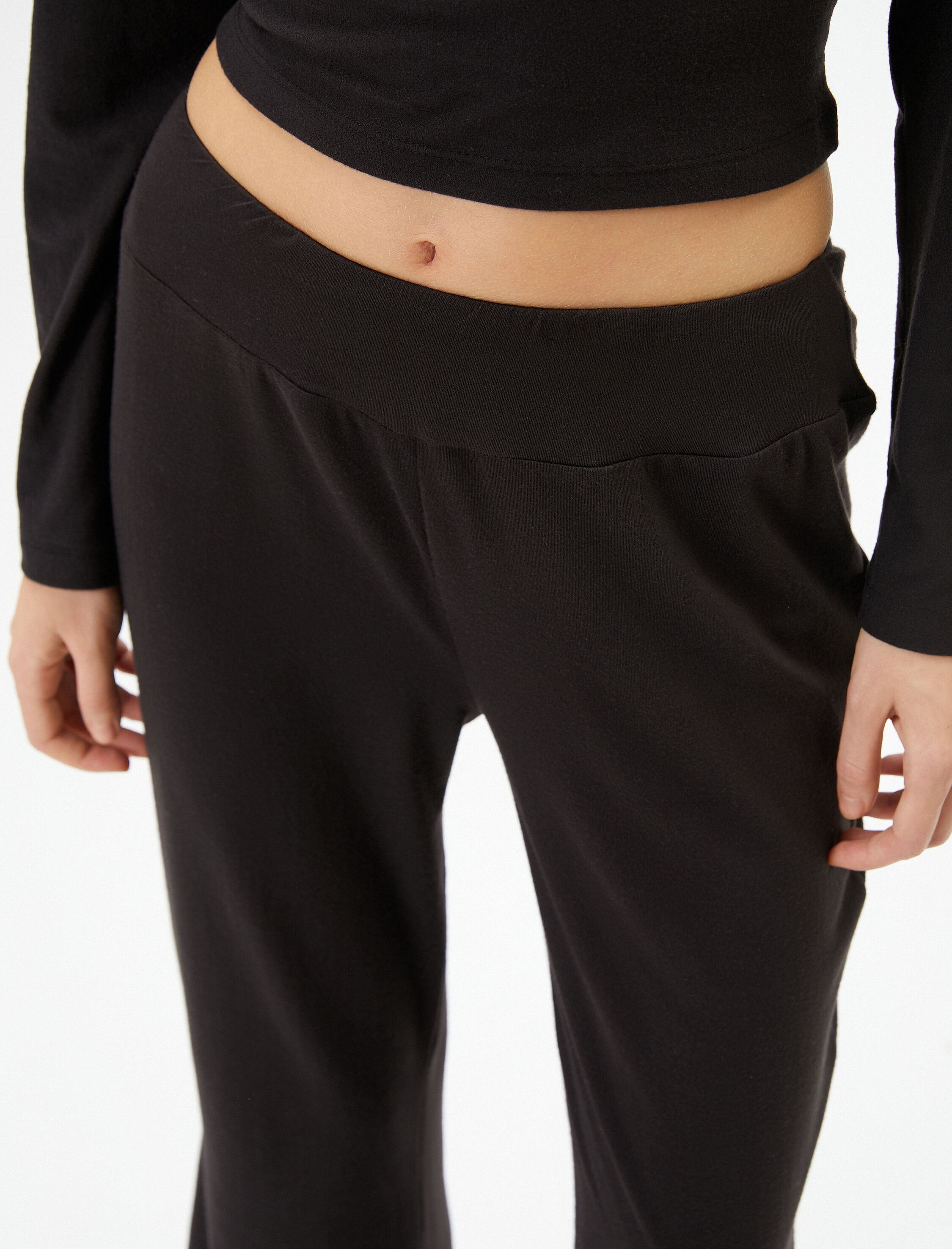   Pijama Altı İspanyol Paça Beli Lastikli