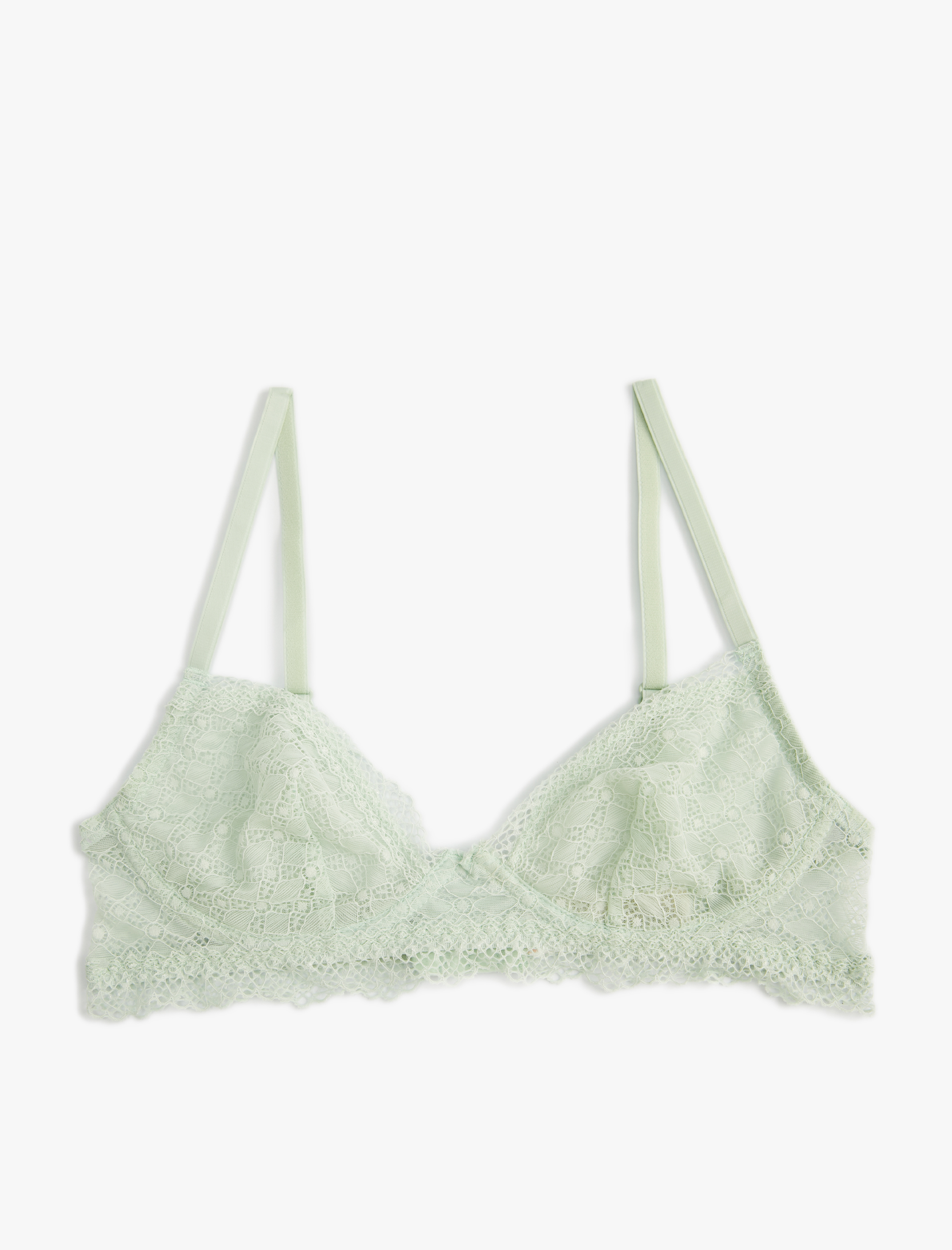   Dantelli Balenli Sütyen Dolgusuz Kapsız