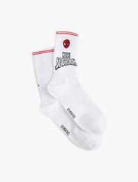 Spiderman Soket Çorap Lisanslı Desenli