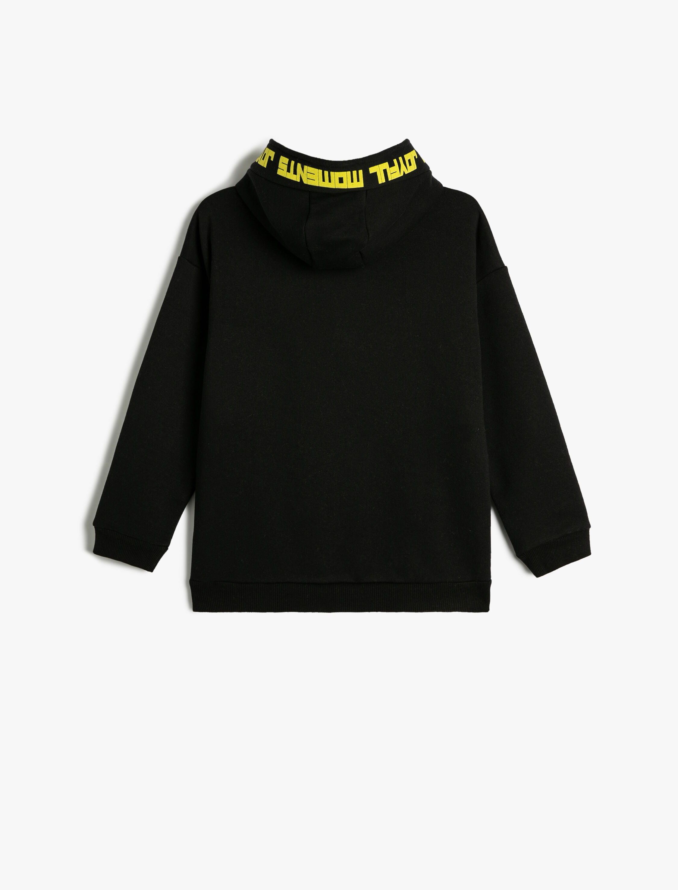  Erkek Çocuk Oversize Kapşonlu Sweatshirt Uzun Kollu Oyun Temalı Şardonlu